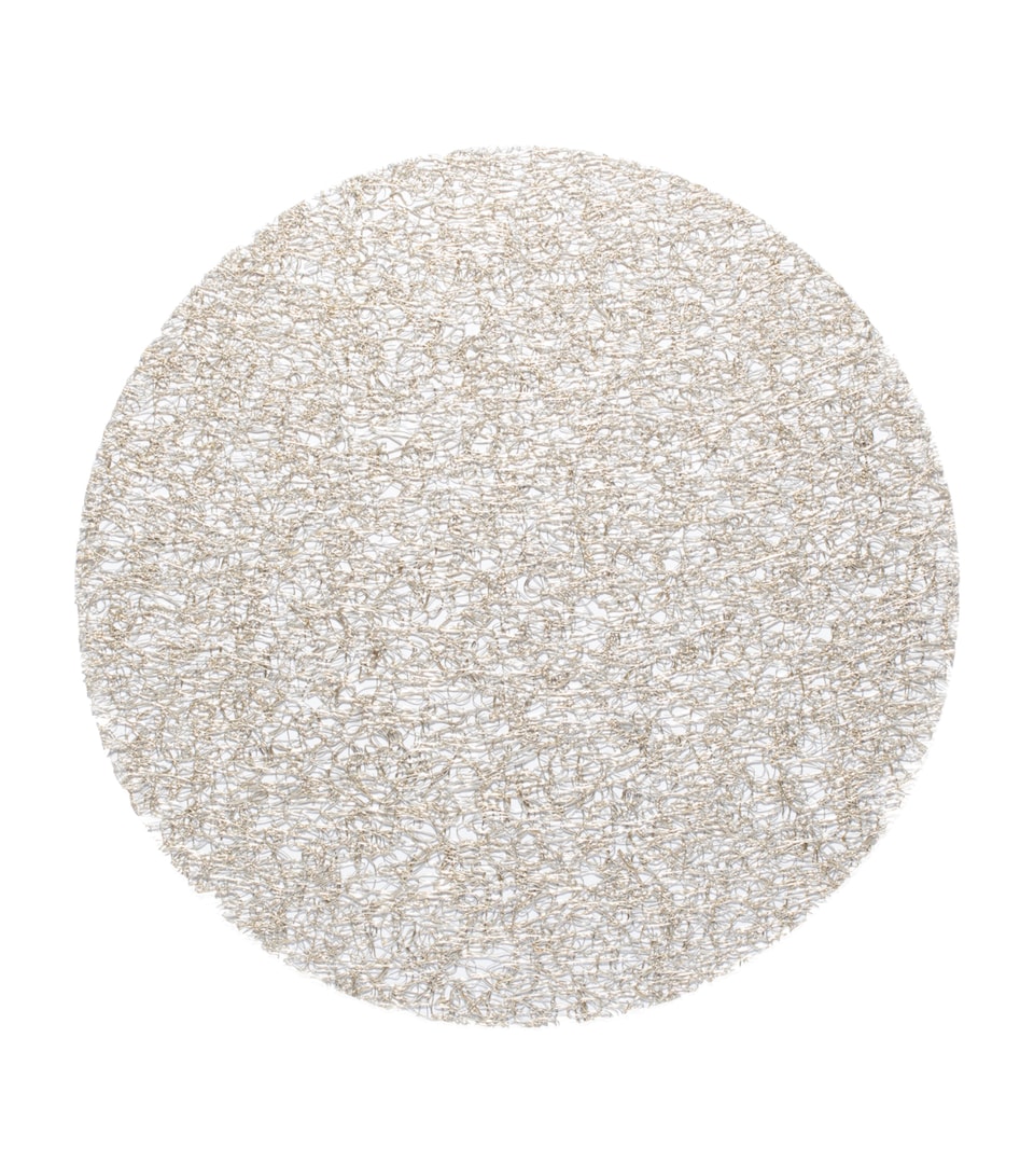 Metallic Lace Round Placemat