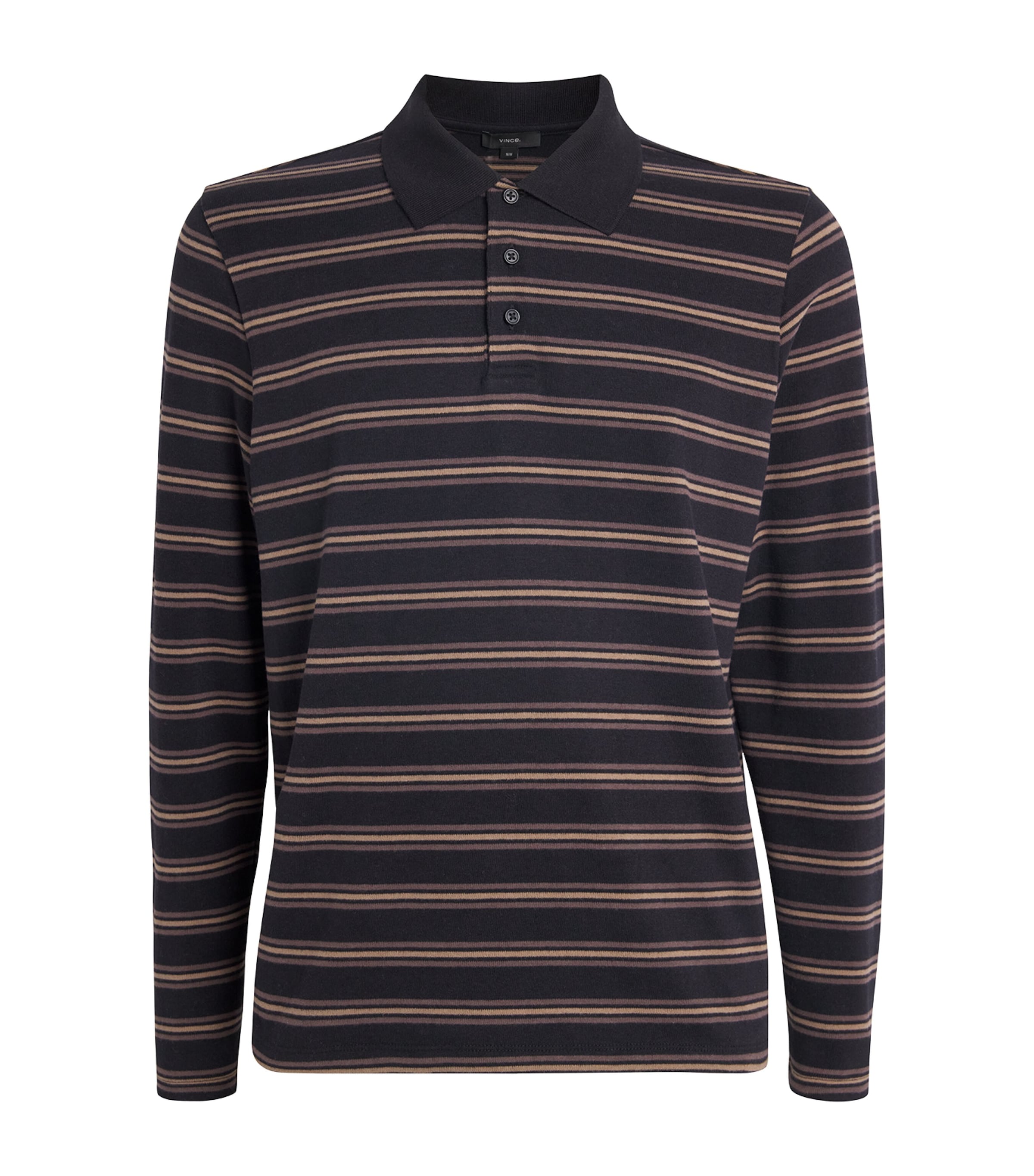 Cotton-Blend Stripe Polo Shirt