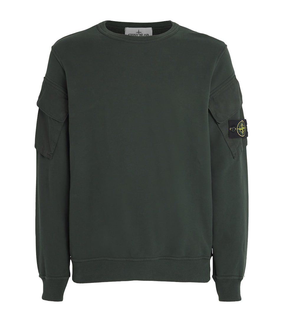 Organic Cotton Utility-Pocket Sweatshirt