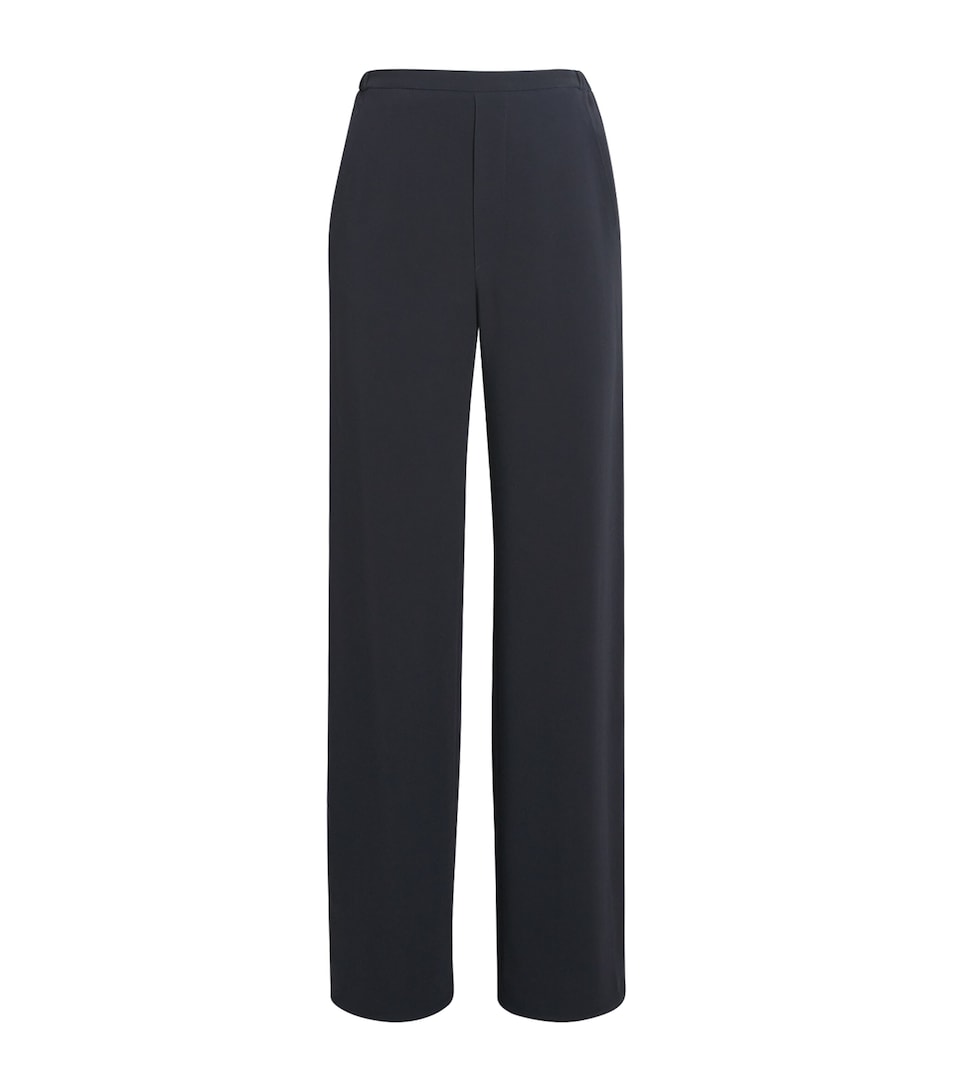 High-Rise Straight Trousers