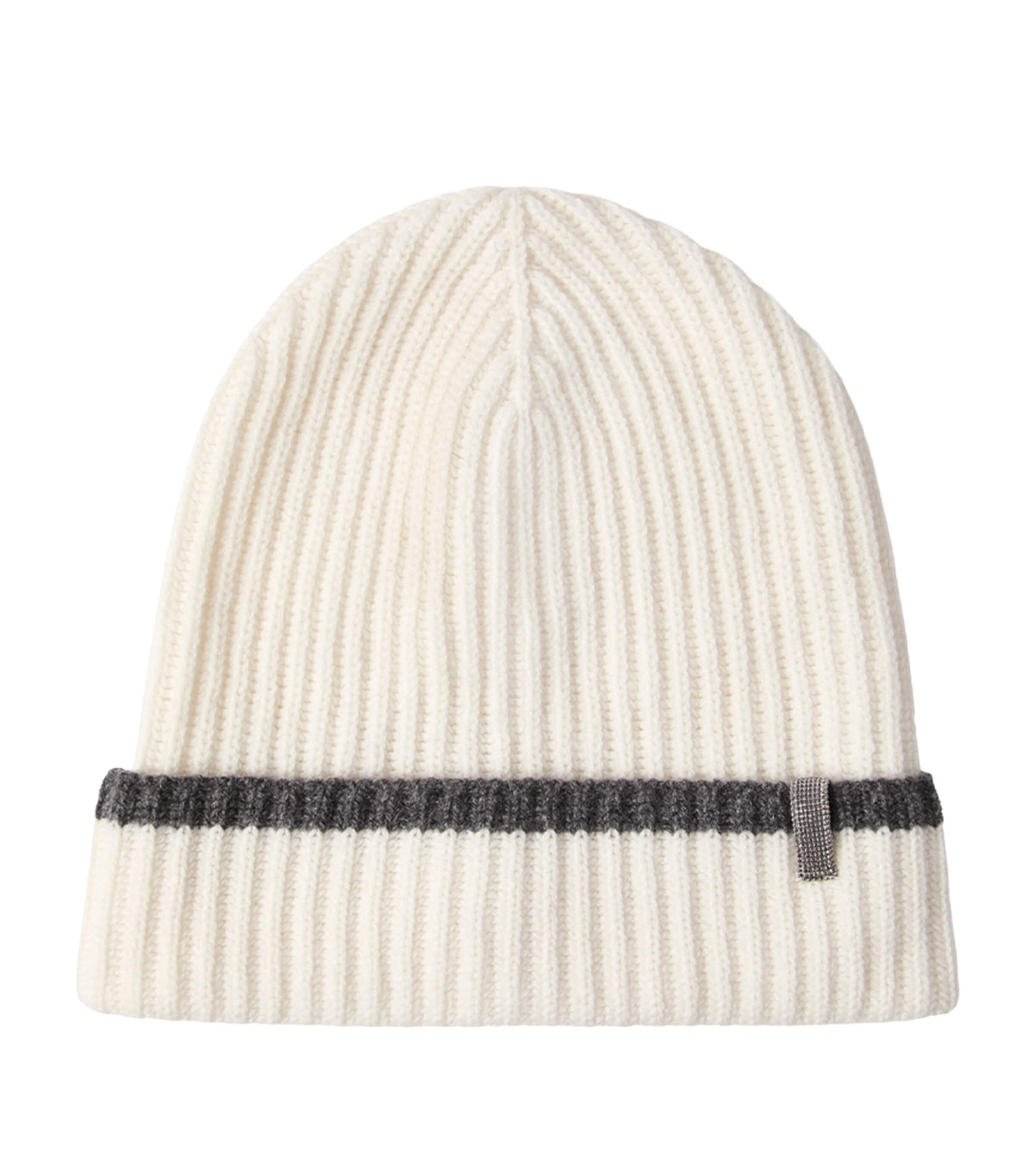 Brunello Cucinelli Cashmere Monili-Detail Beanie