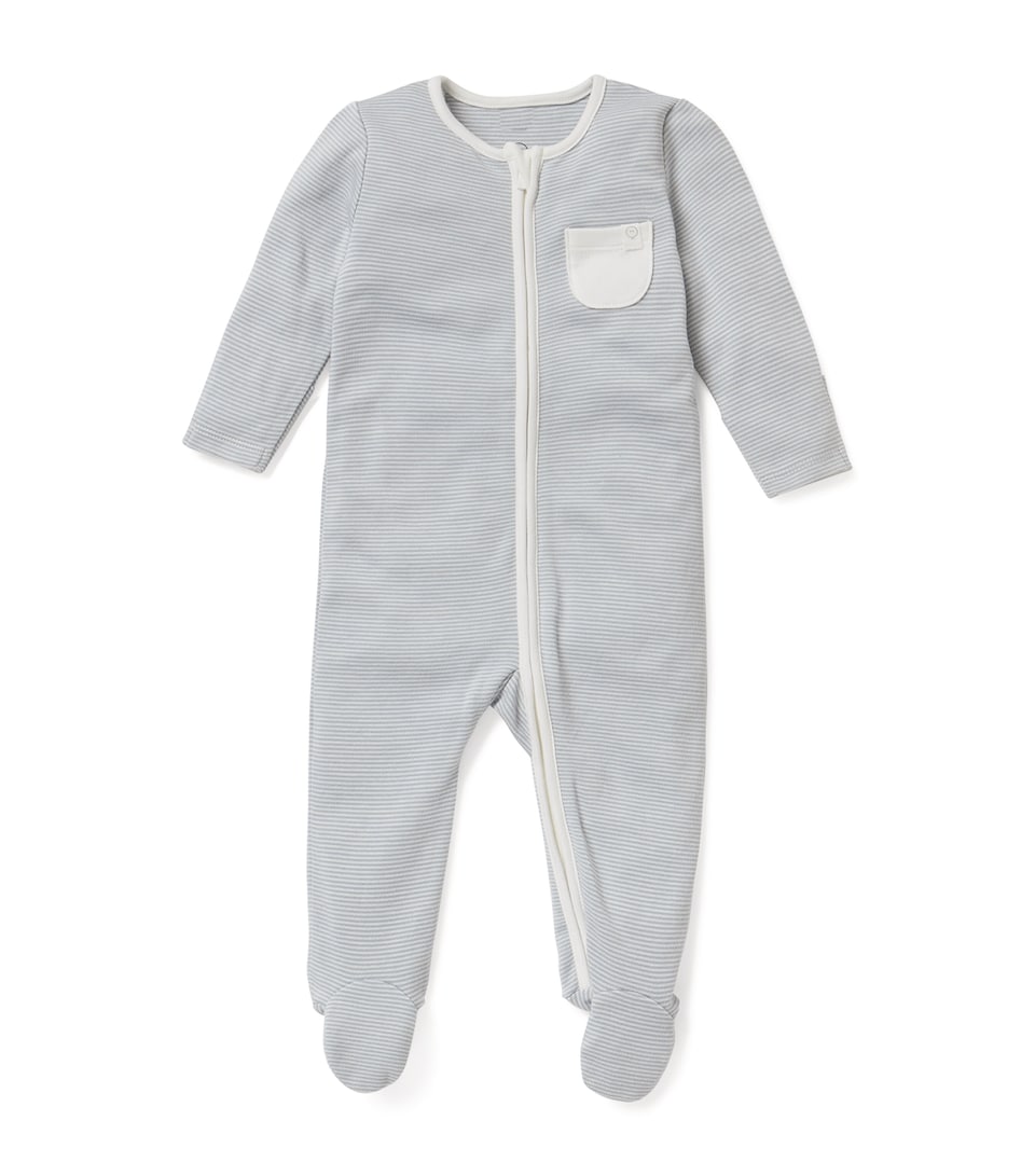 MORI Clever Zip All-In-One (0-18 Months) Blue Stripe