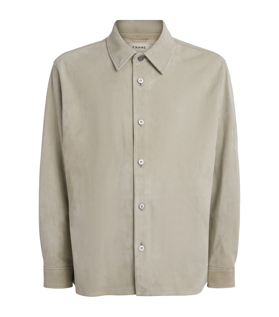 FRAME Mens Suede Shirt Msgn