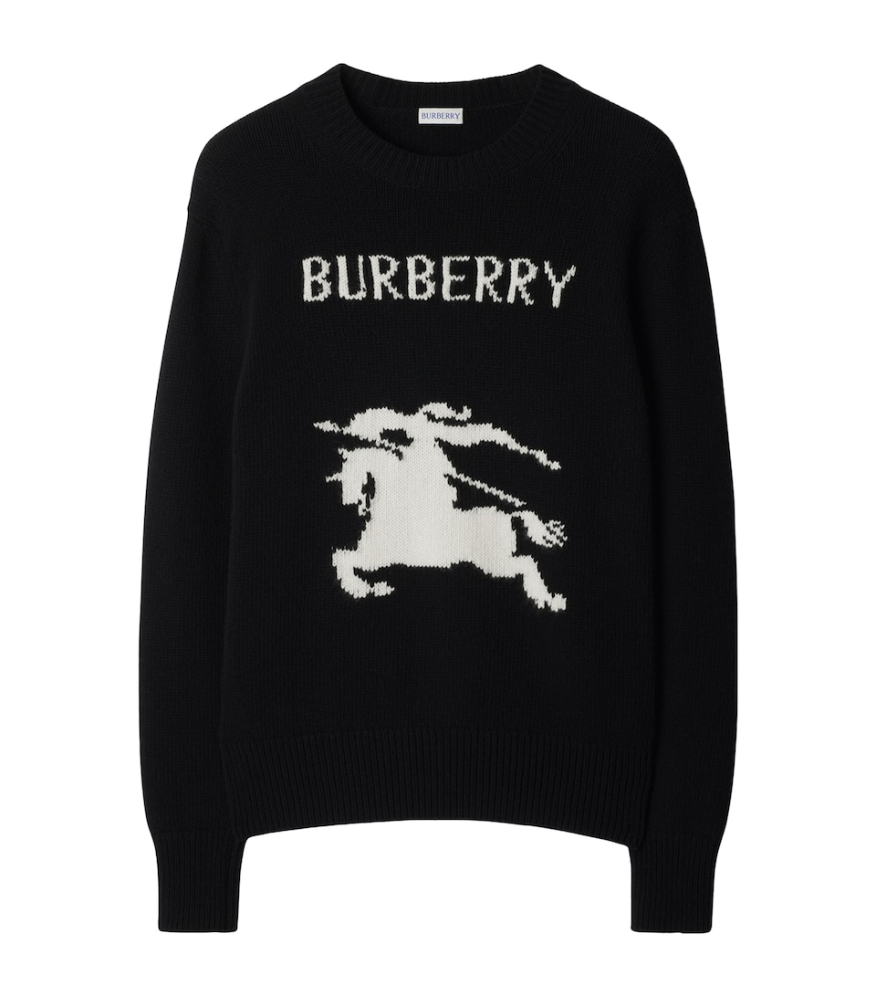 Wool-Cashmere Equestrian Knight Sweater