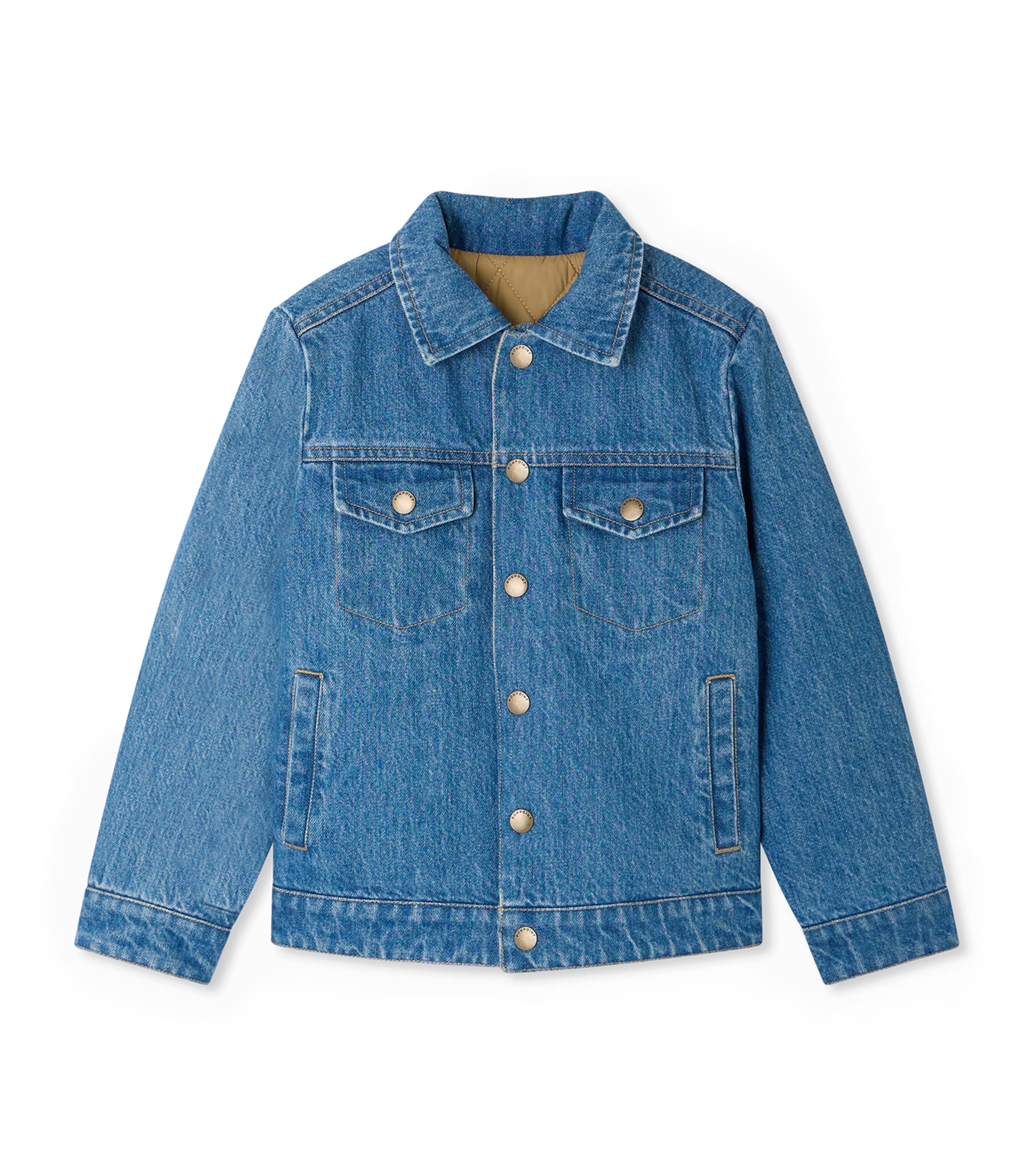 Bonpoint Reversible Quilted Denim Jacket (4-8 Years) Jean Clair