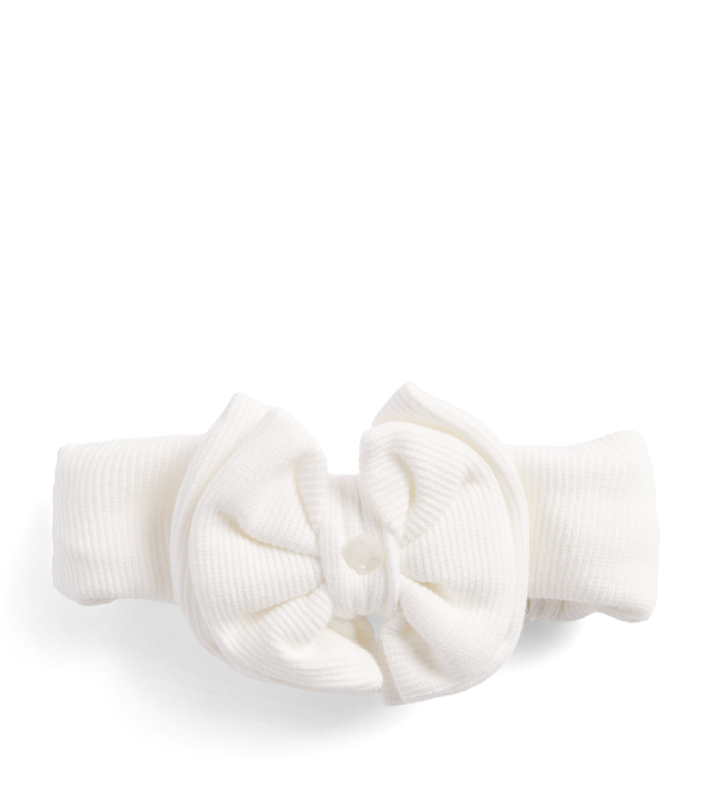 Tartine et Chocolat Stretch-Cotton Bow Headband