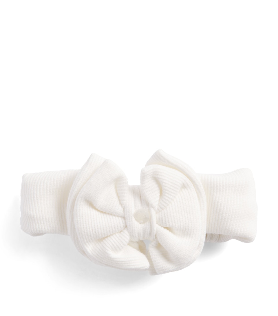 Tartine et Chocolat Stretch-Cotton Bow Headband