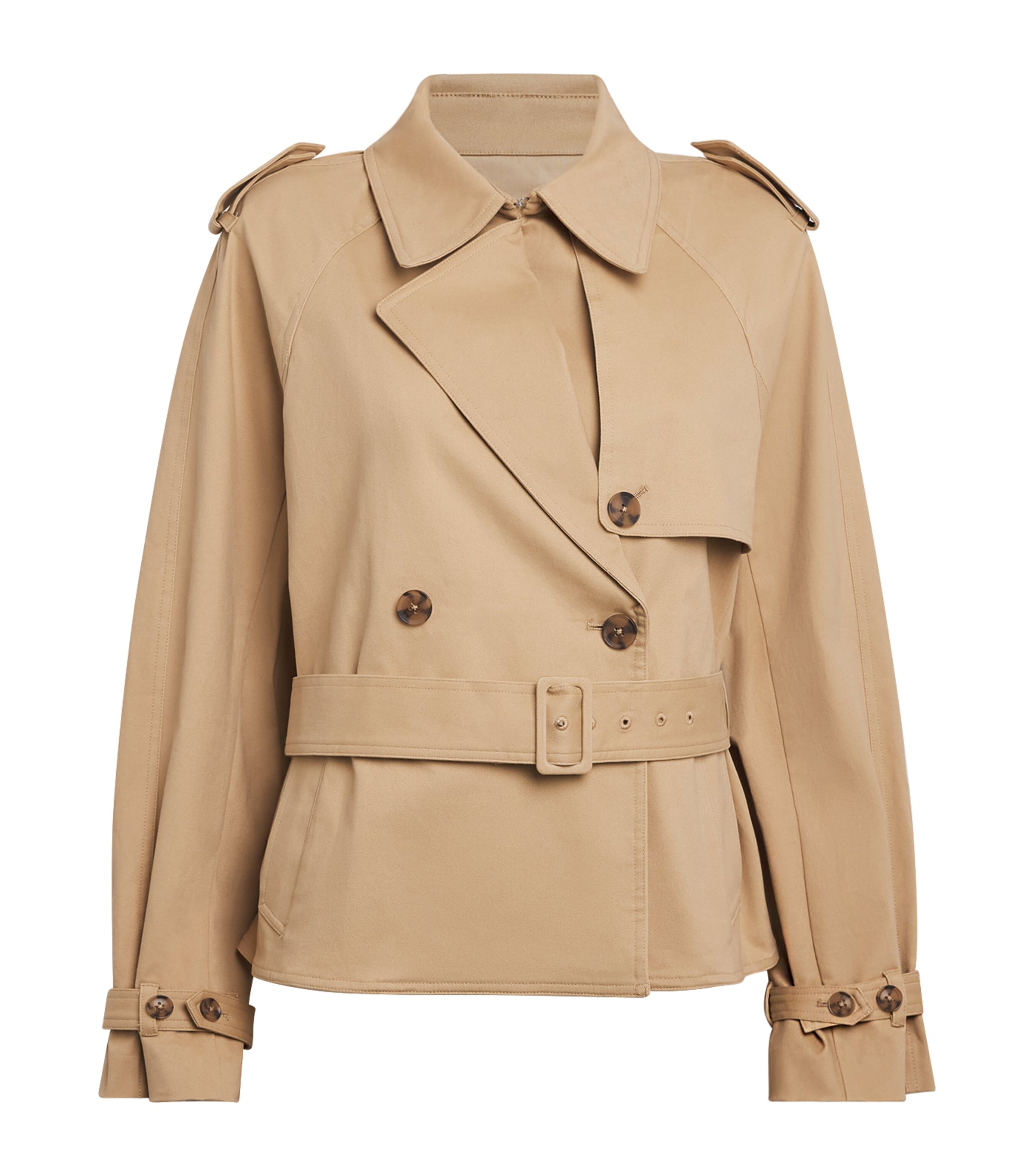 Cotton-Blend Trench Coat