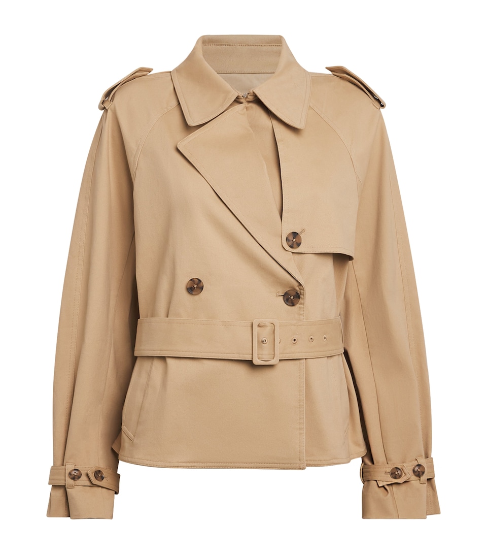 Cotton-Blend Trench Coat