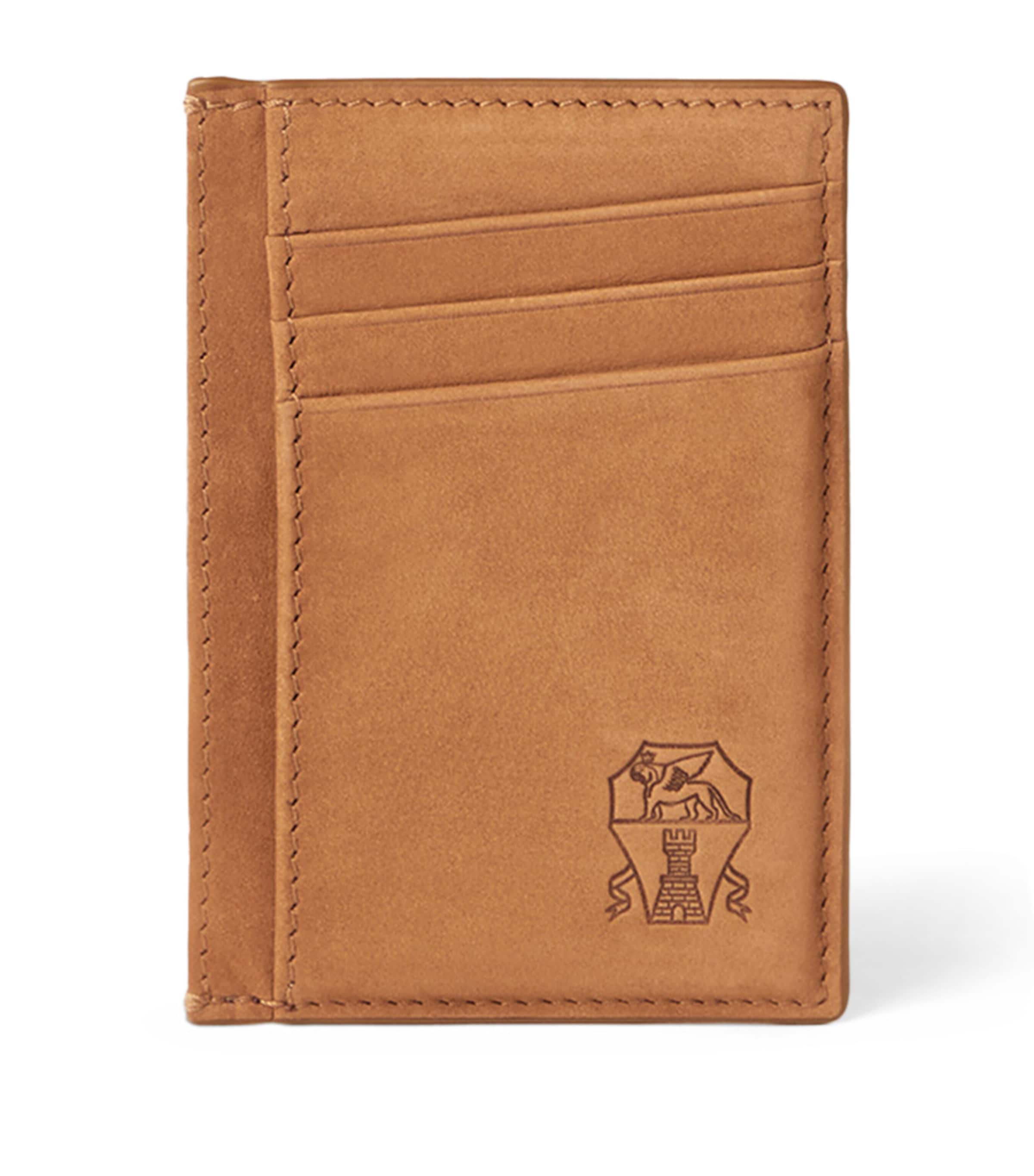 Brunello Cucinelli Nubuck Leather Card Holder