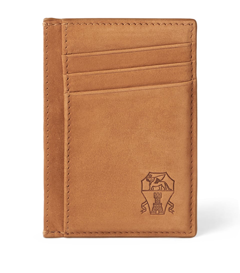 Brunello Cucinelli Nubuck Leather Card Holder