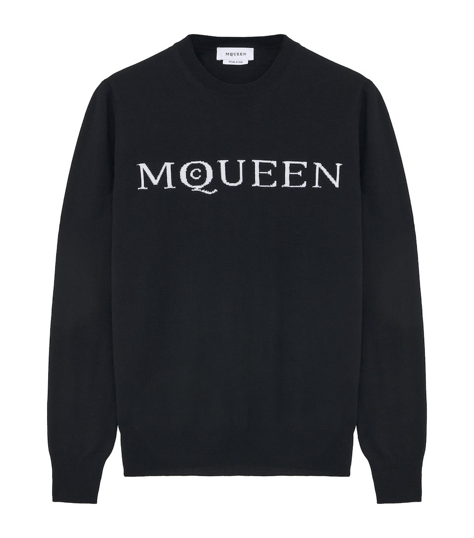Merino Wool Logo Sweater