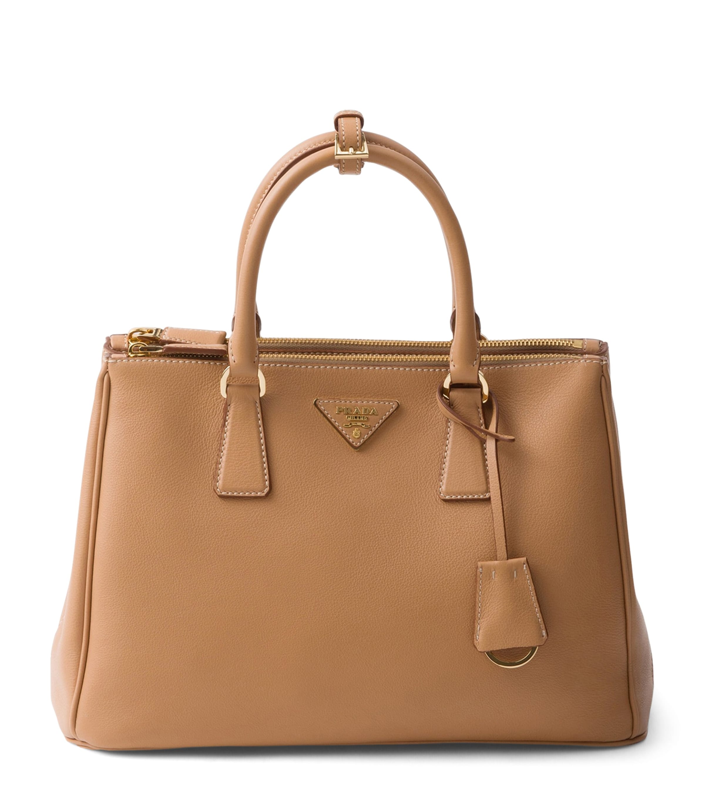 Prada Large Leather Galleria Top-Handle Bag