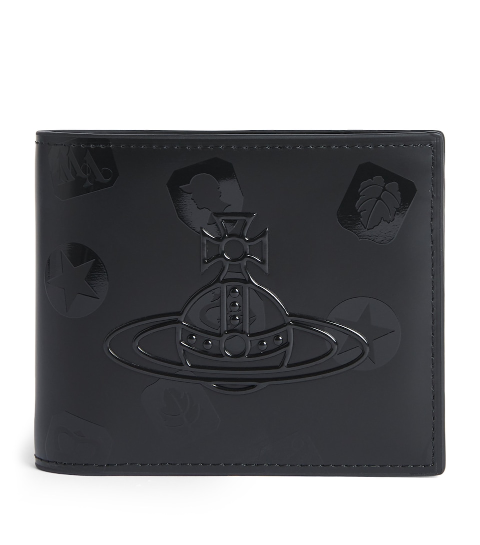 Vivienne Westwood Leather Logo Wallet Black