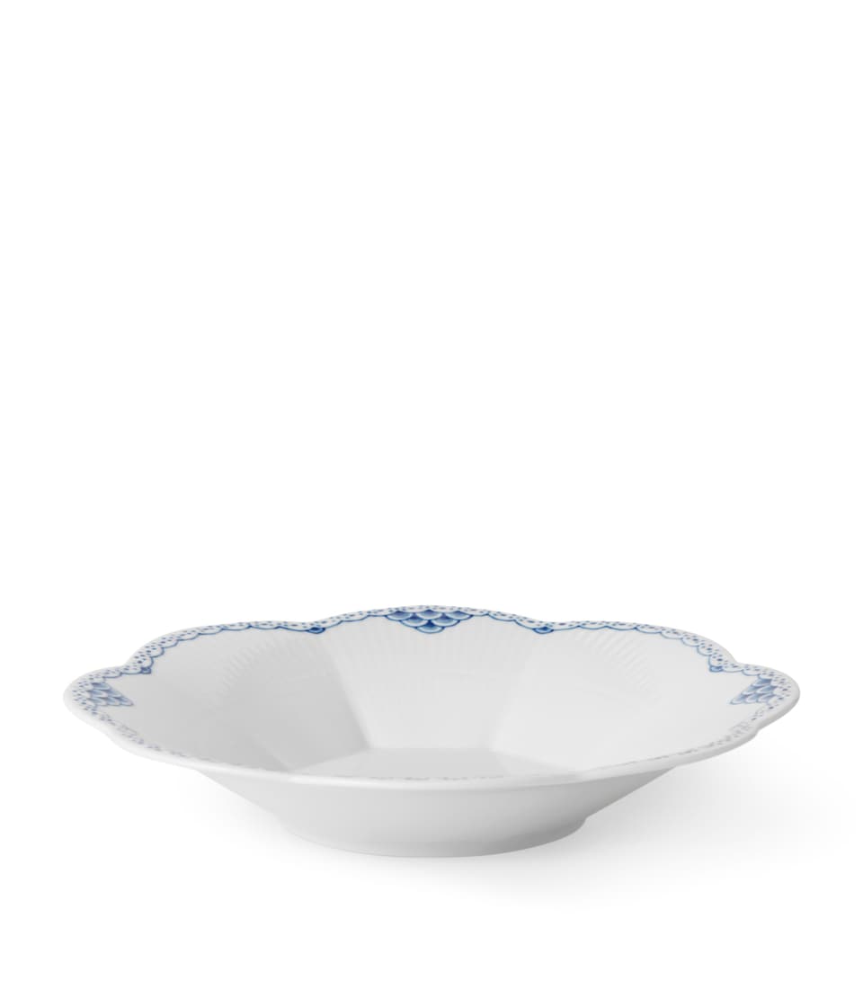 Royal Copenhagen Porcelain Princess Petal Bowl (25cm) White