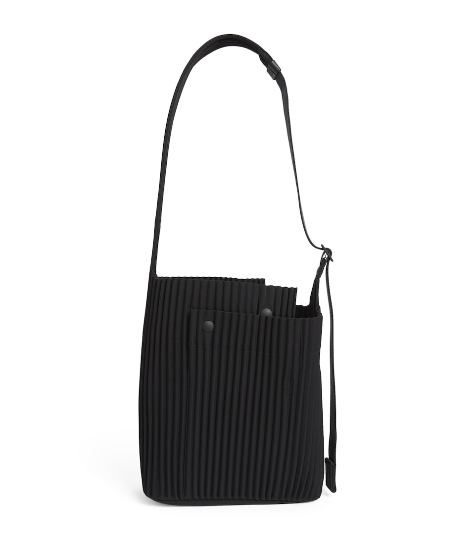 Pleated Utility Shoulder Bag