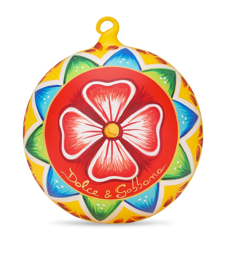 Hand-Painted Carretto Siciliano Bauble