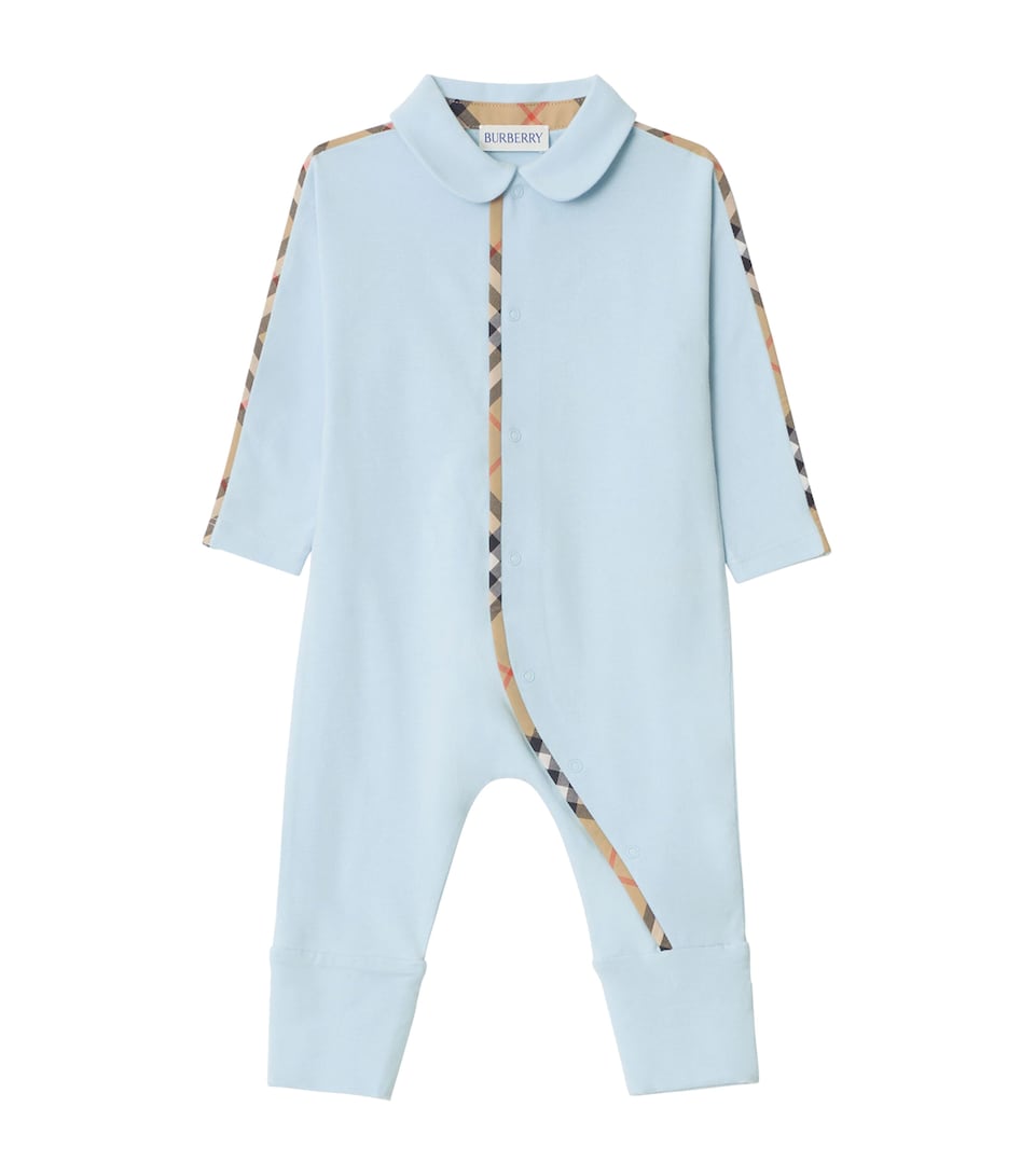 Cotton-Blend All-In-One, Bib and Hat Set (1-18 Months)