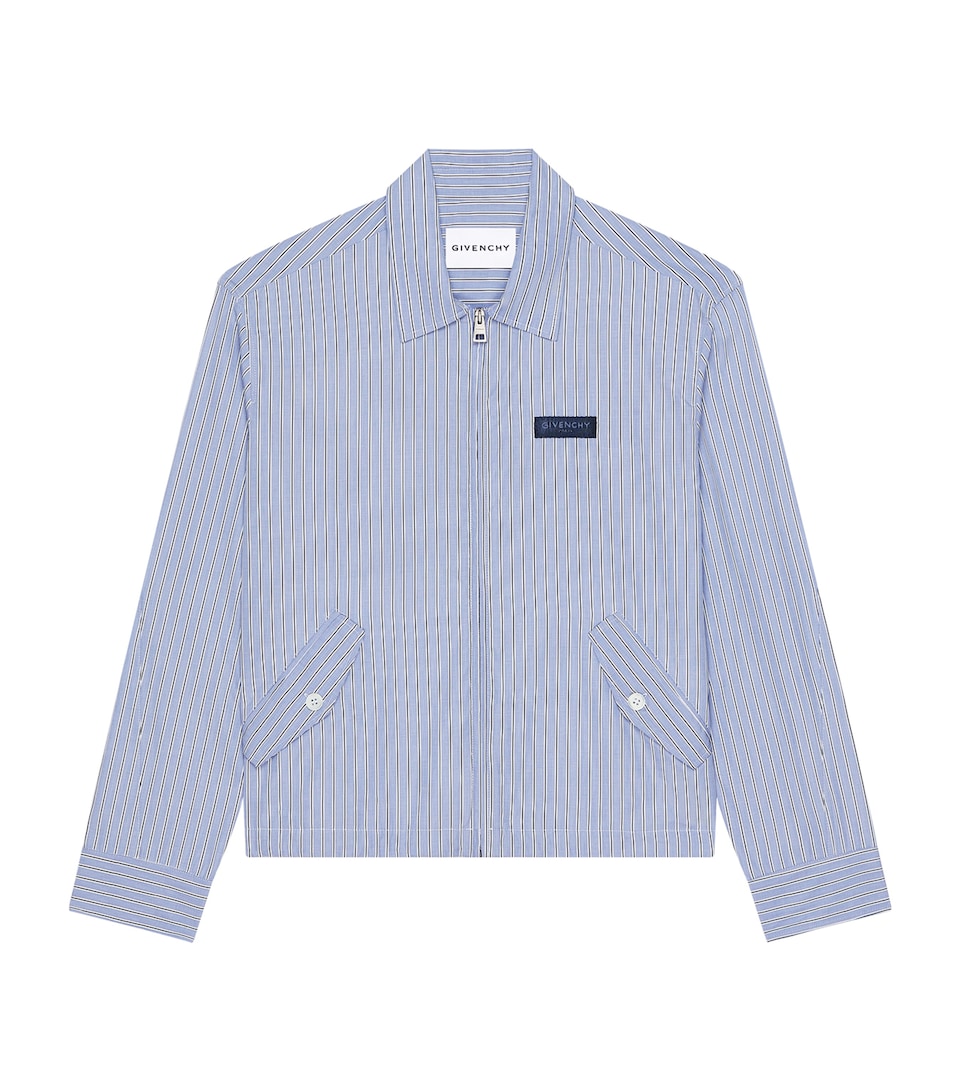 Givenchy Mens Cotton Stripe Jacket