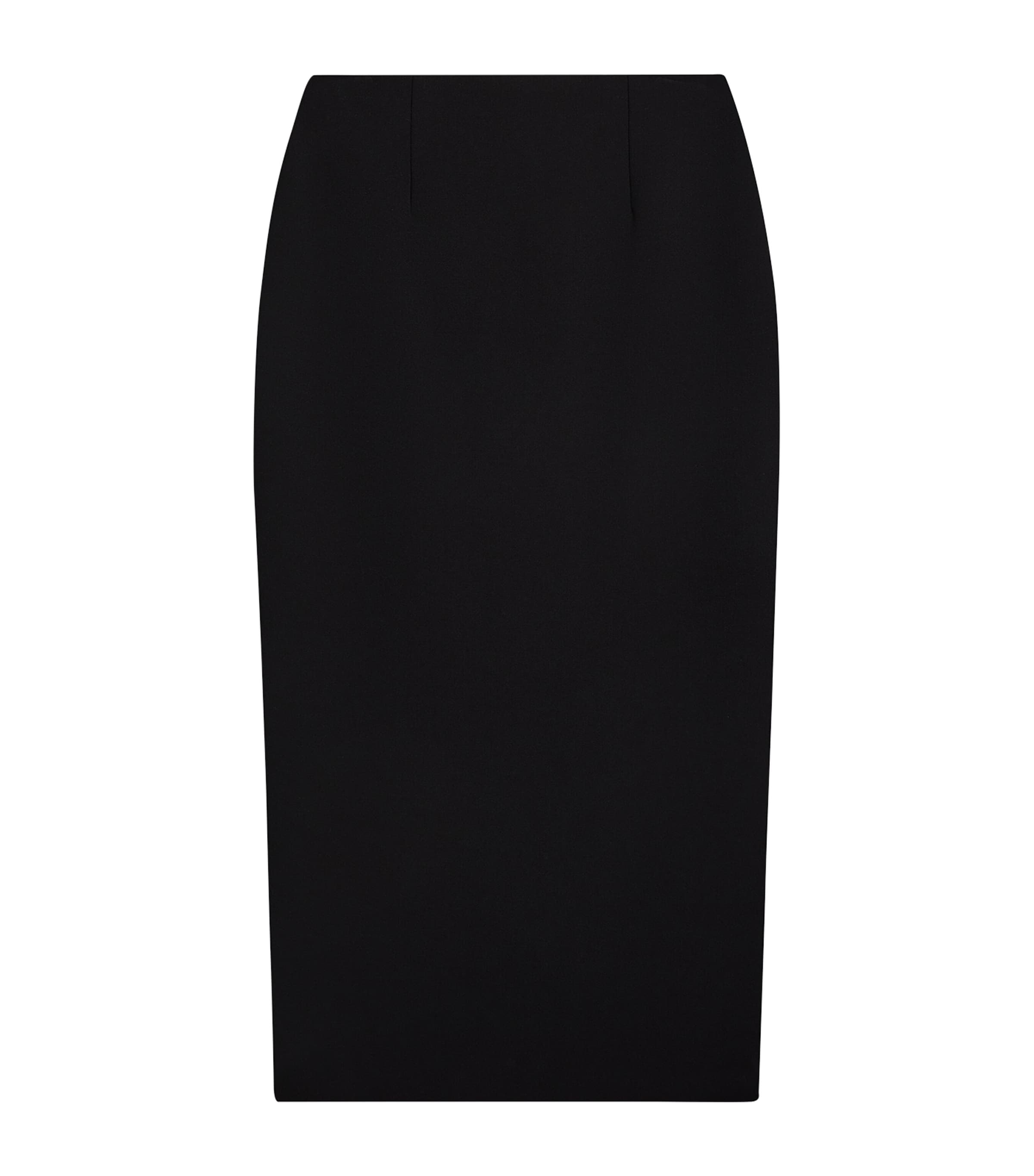 Schiaparelli Womens Virgin Wool-Blend Bijoux Pencil Skirt Black