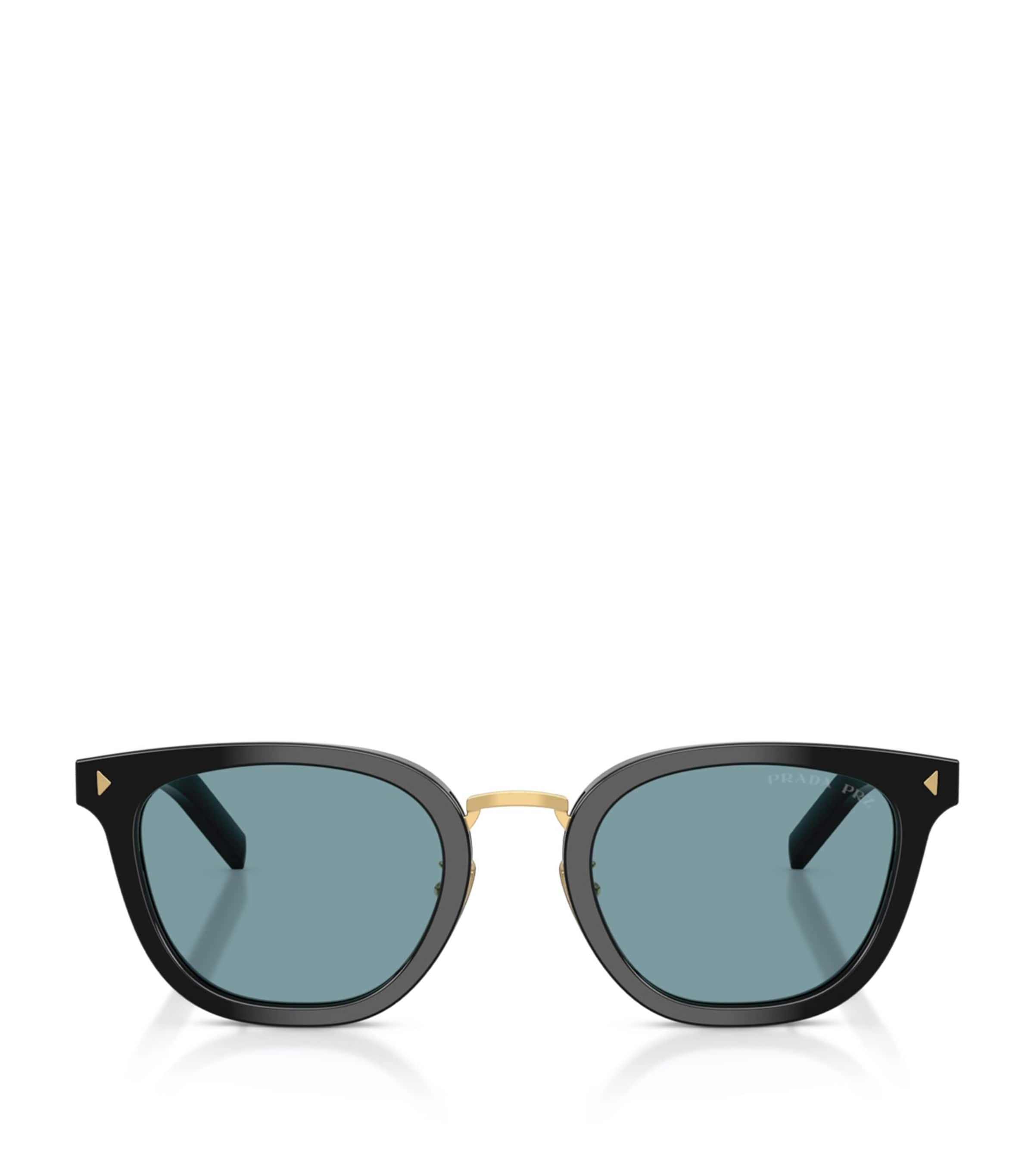 Prada PR C01SD  Cat-Eye Sunglasses Black