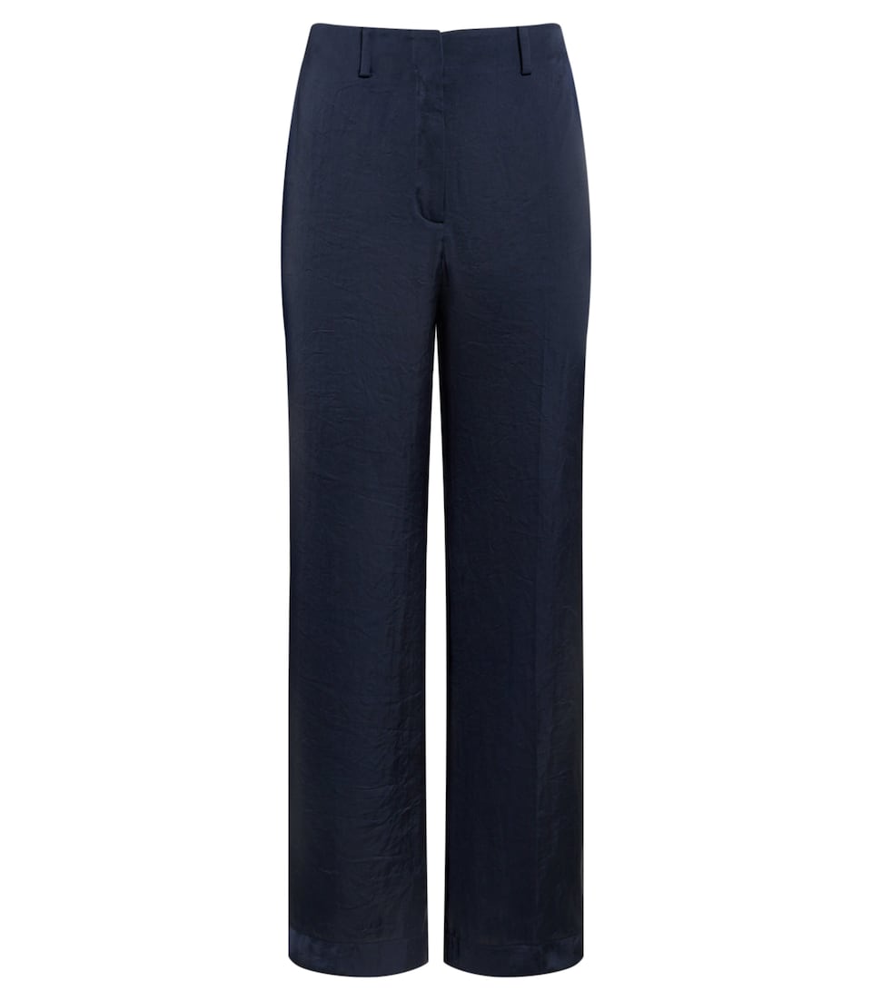 Classic Wide-Leg Tailored Trousers