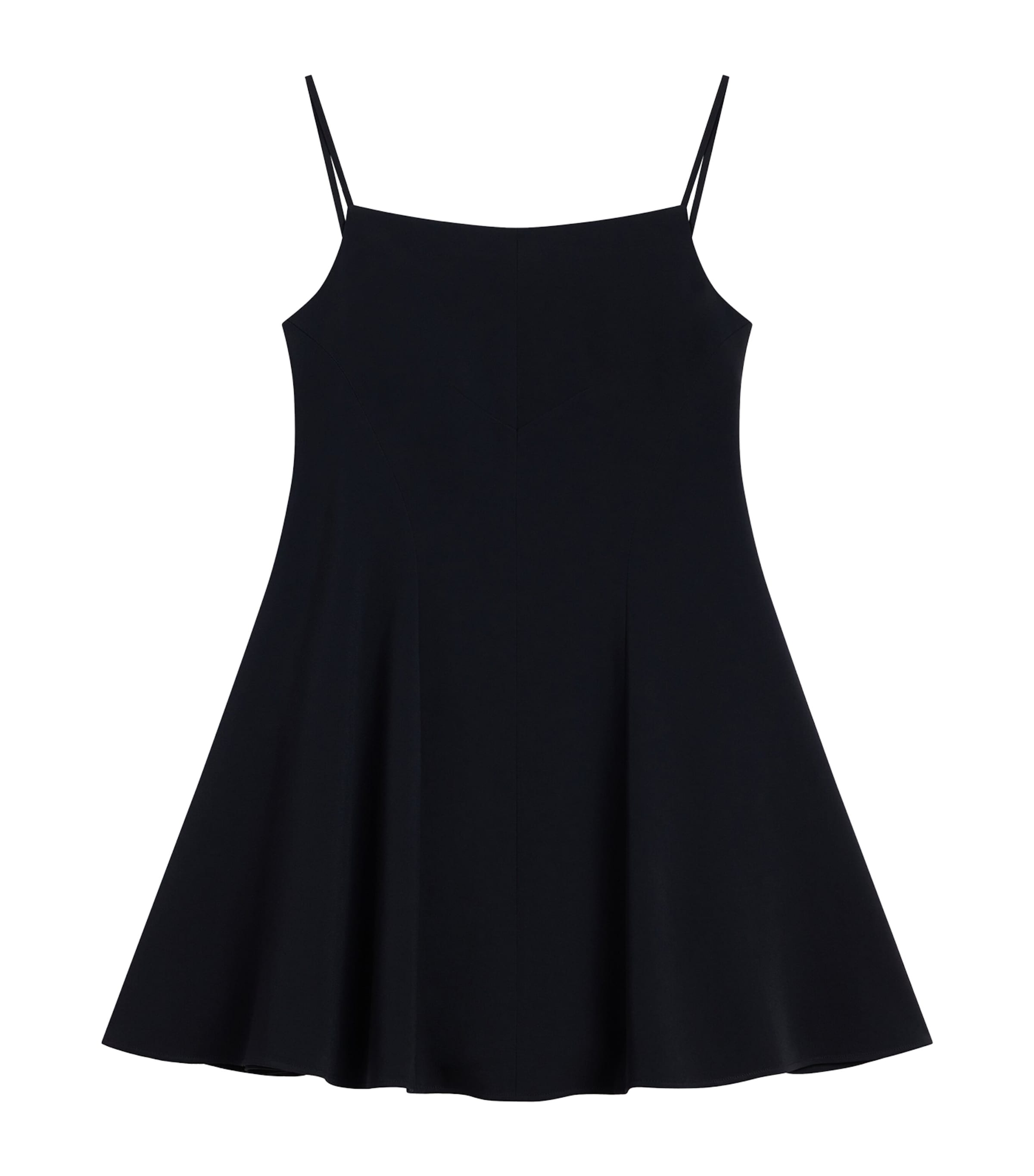 Givenchy Womens Crepe Cady Flared Mini Dress