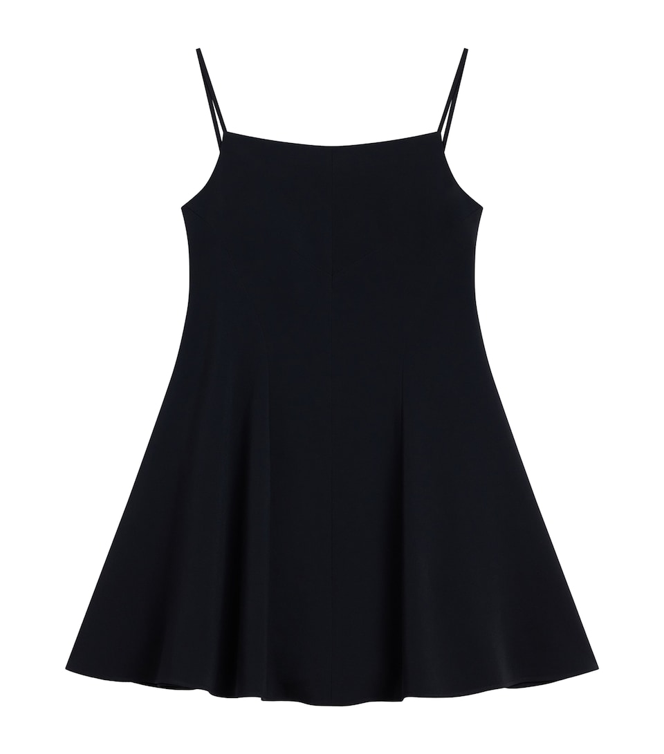 Givenchy Womens Crepe Cady Flared Mini Dress