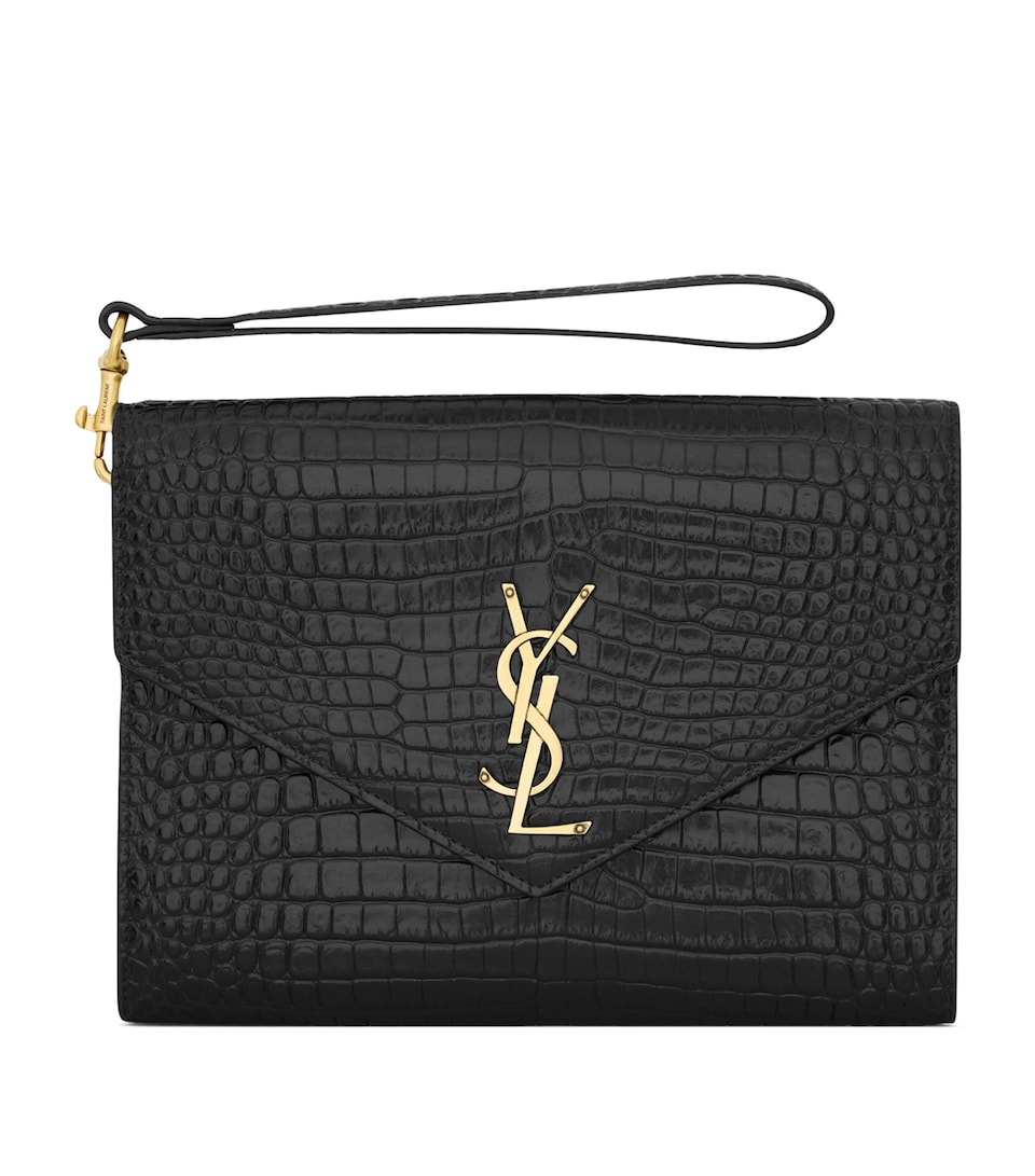 Saint Laurent Monogram Envelope Pouch