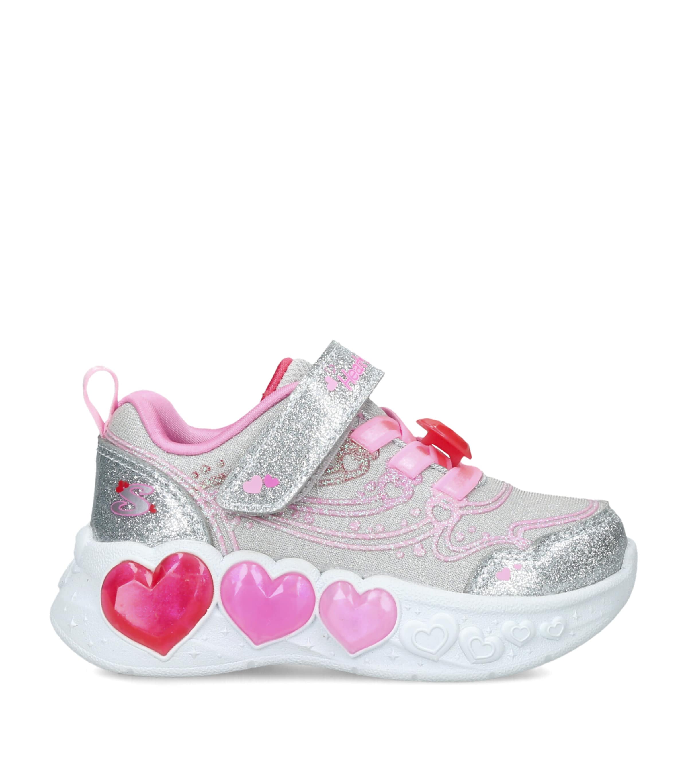 Skechers Light-Up Enchanted Heart Sneakers Grey/other