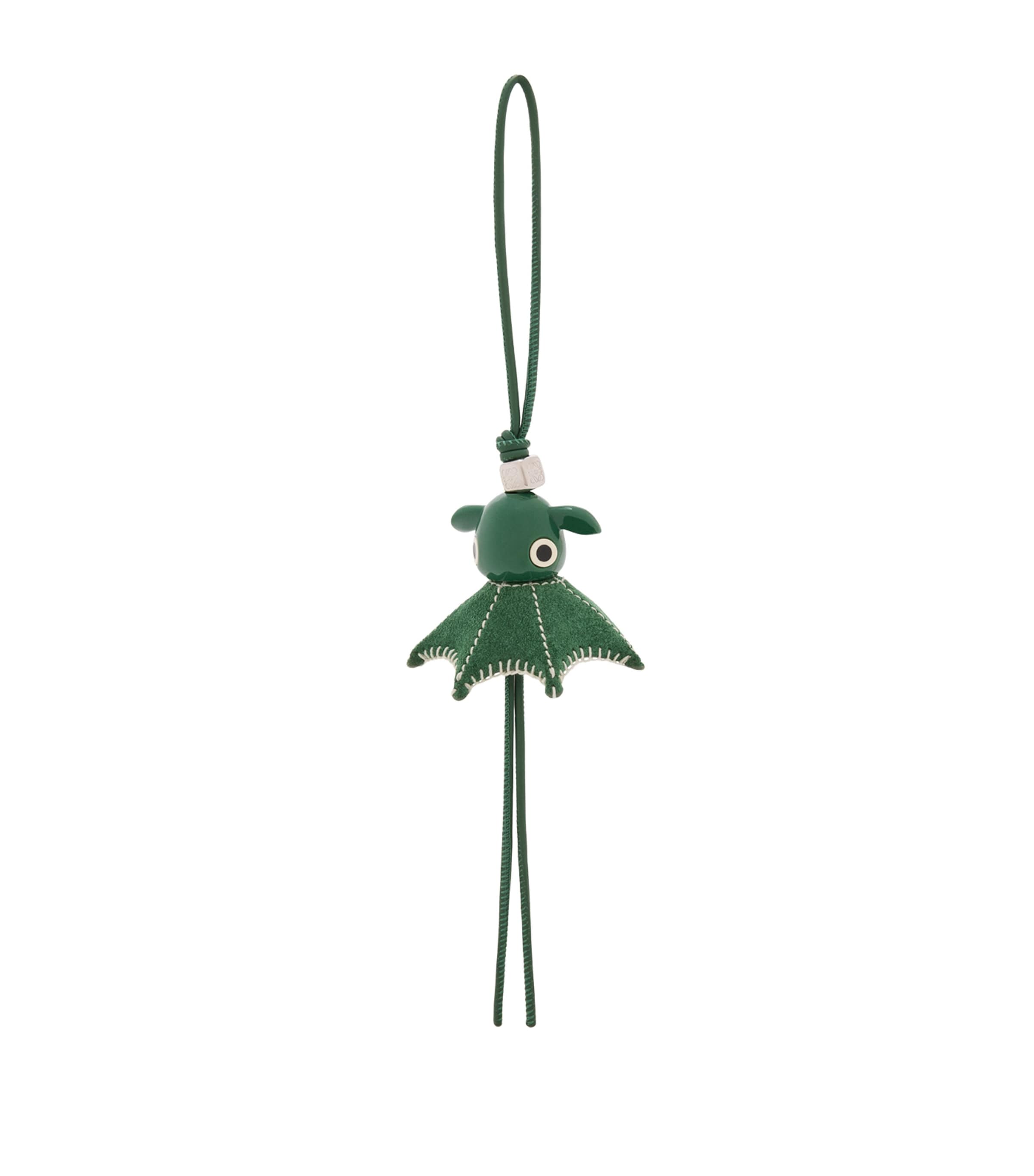 LOEWE Leather Pea Pod Charm | Harrods US