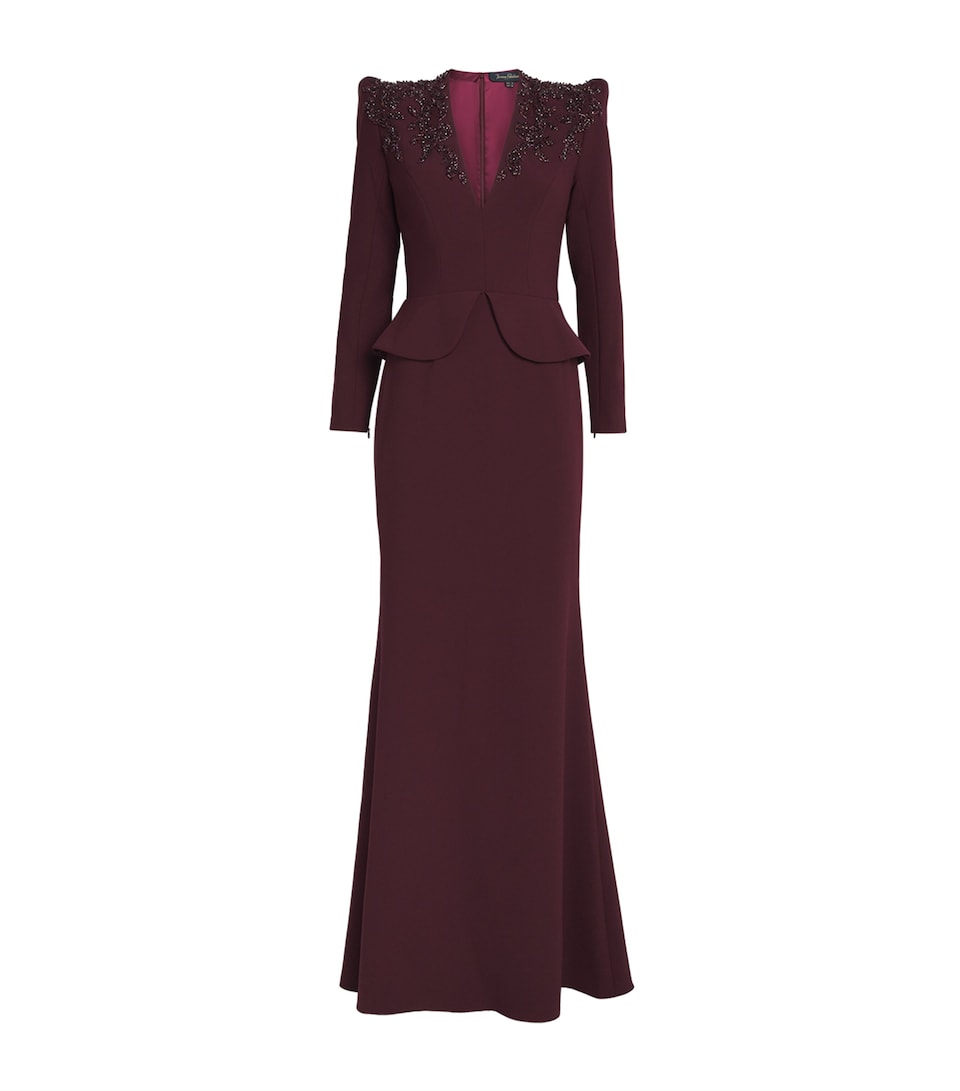 Embellished Night Flowering Gown