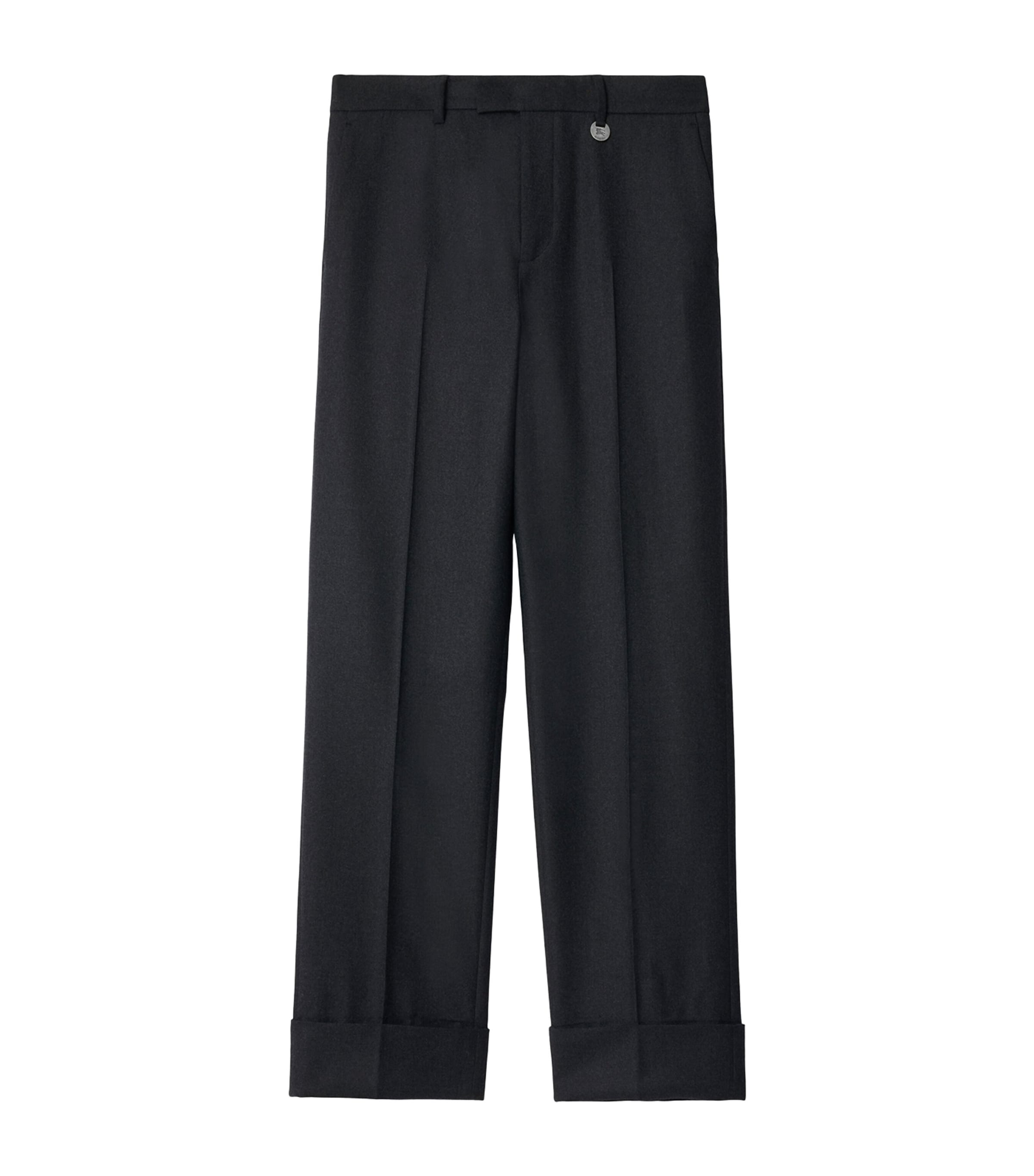 Wool Twill Tailored Trousers
