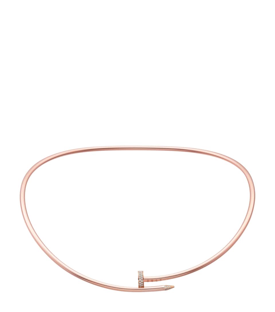 Rose Gold and Diamond Juste un Clou Necklace
