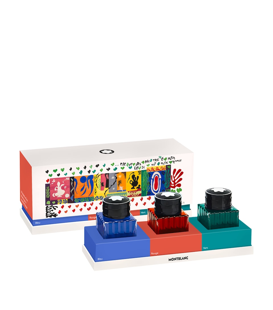 Montblanc Homage to Henri Matisse Ink Bottle Set of 3 Multicoloured