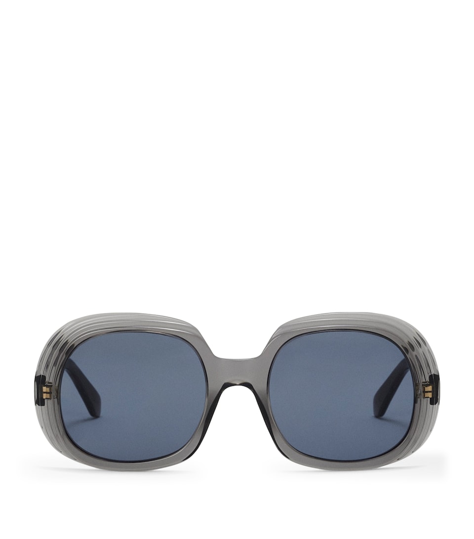 LOEWE Square Steps Sunglasses Transparent Asphalt