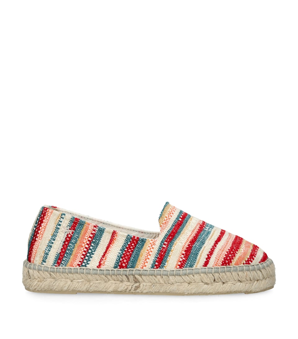 Manebi Cotton Stripe Espadrilles Mult/other