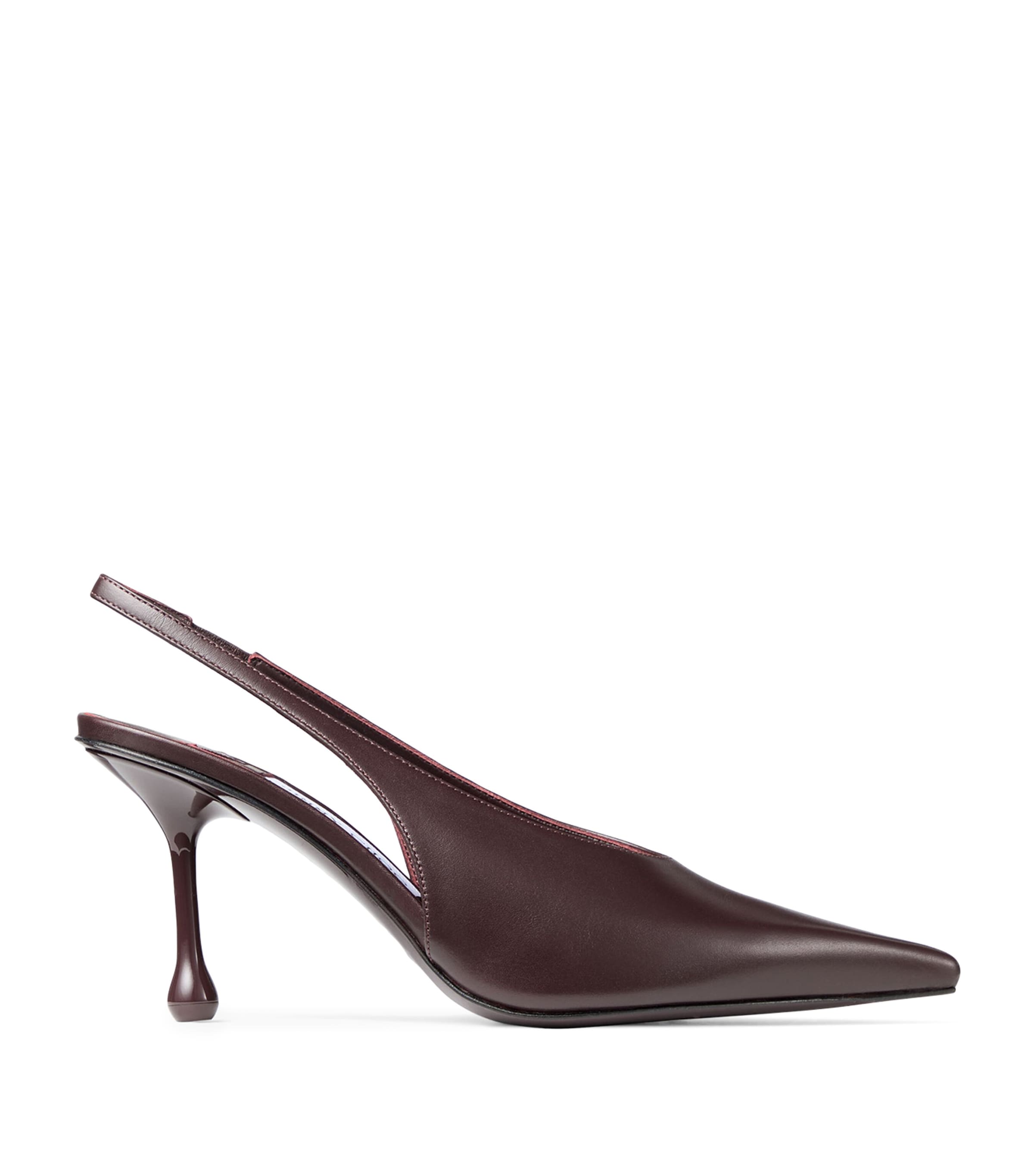 Isa 80 Leather Slingback Pumps