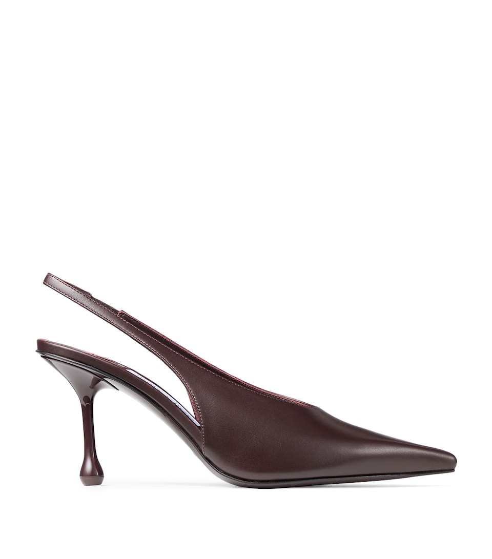 Isa 80 Leather Slingback Pumps