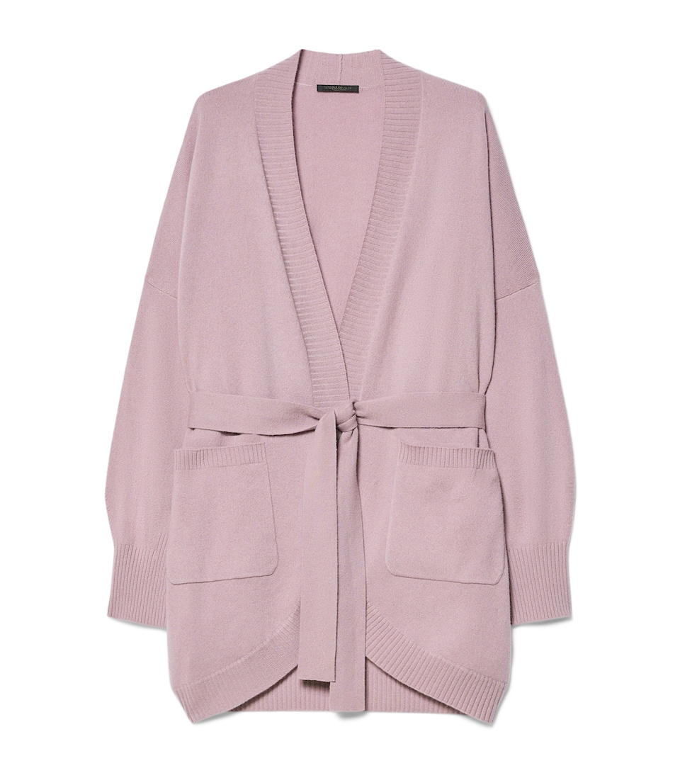 Marina Rinaldi Womens Cashmere Cardigan Lilac