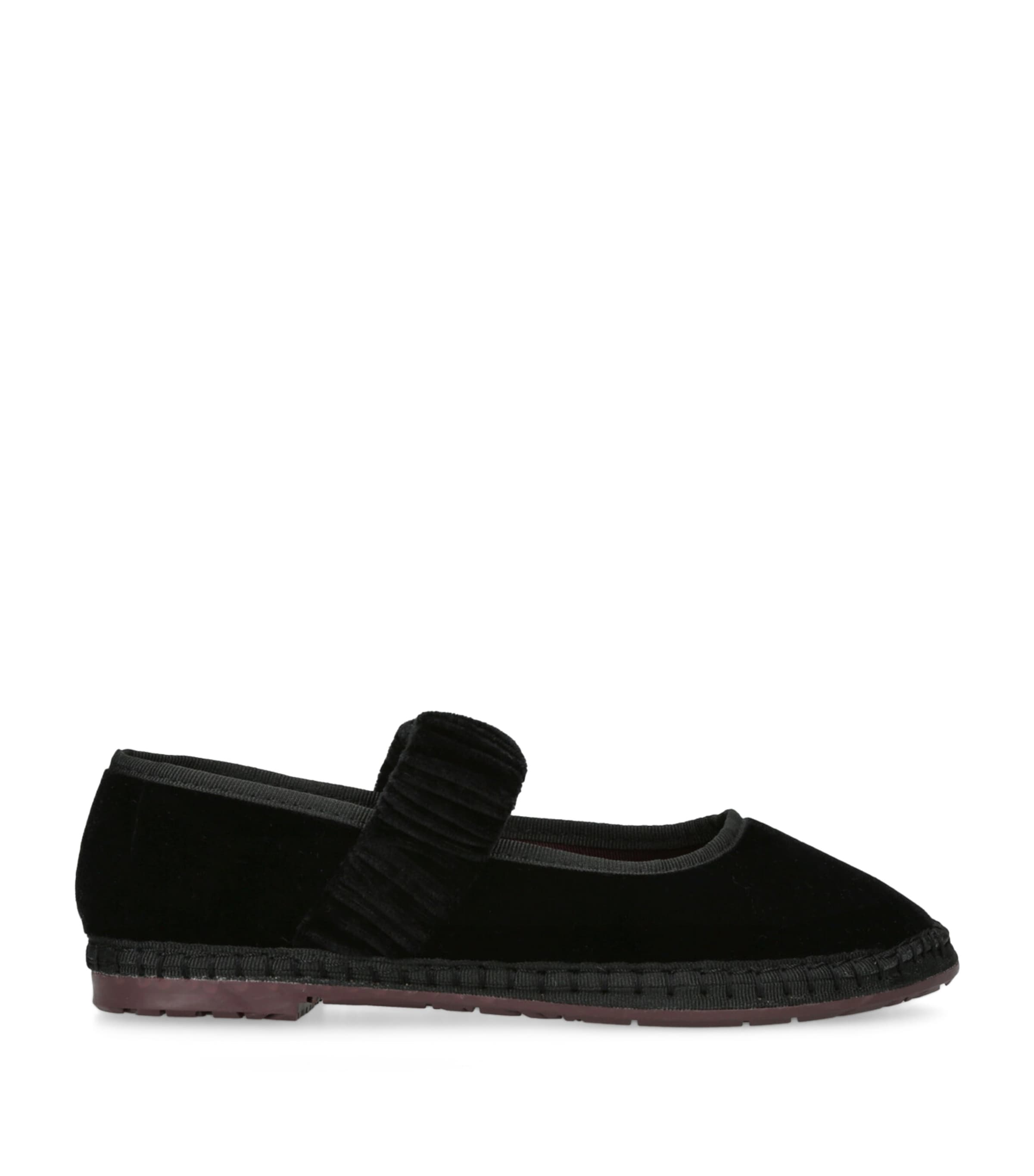 Flabelus Velvet Mafalda Espadrilles Black