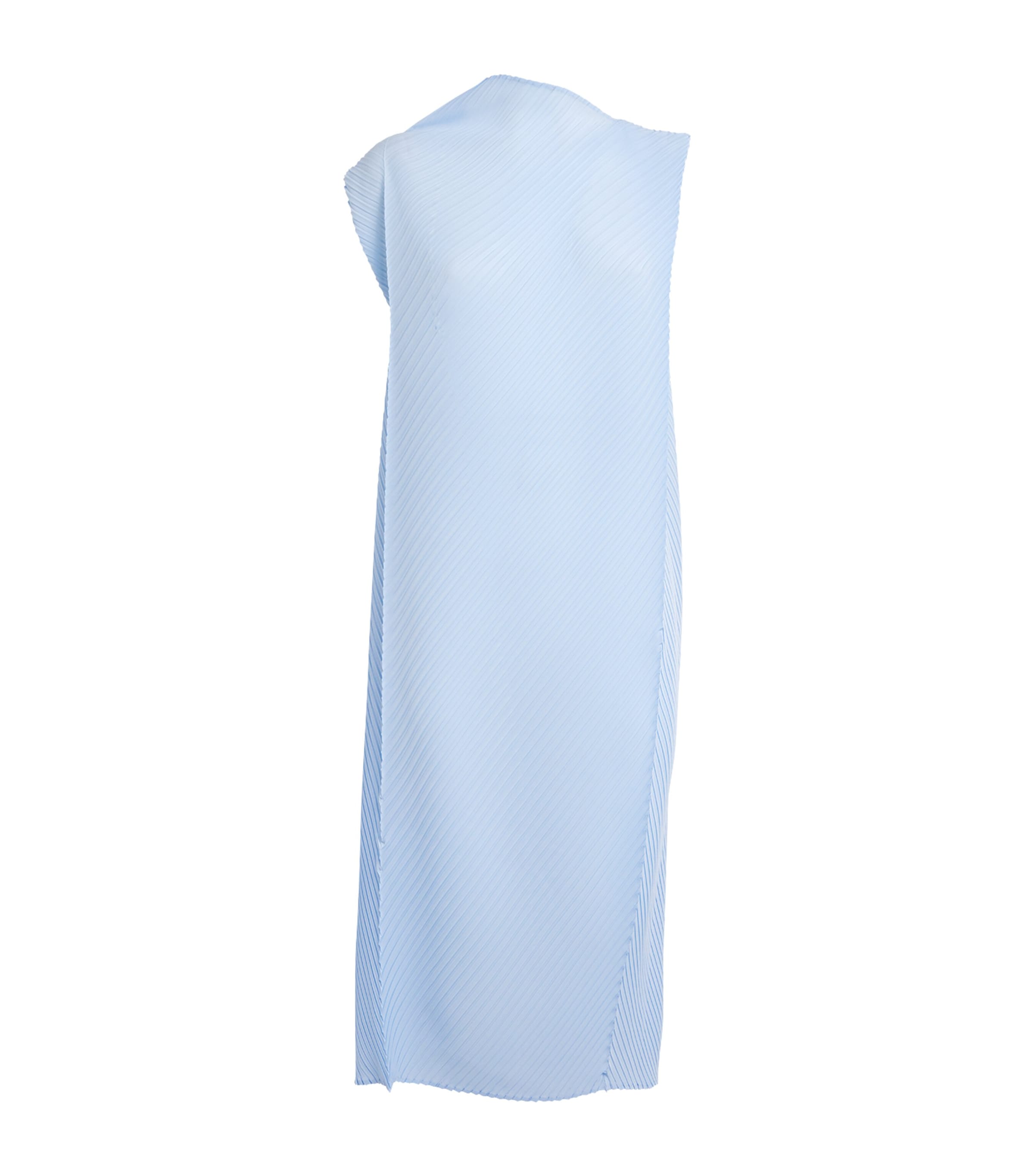 Soft Fold Pleats Midi Dress