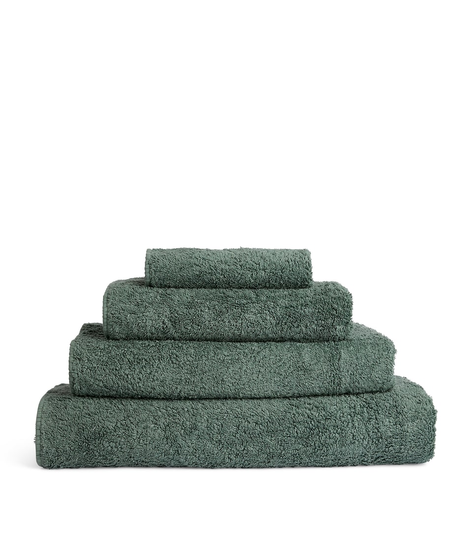 Abyss & Habidecor Super Pile Hand Towel (55cm x 100cm) Evergreen