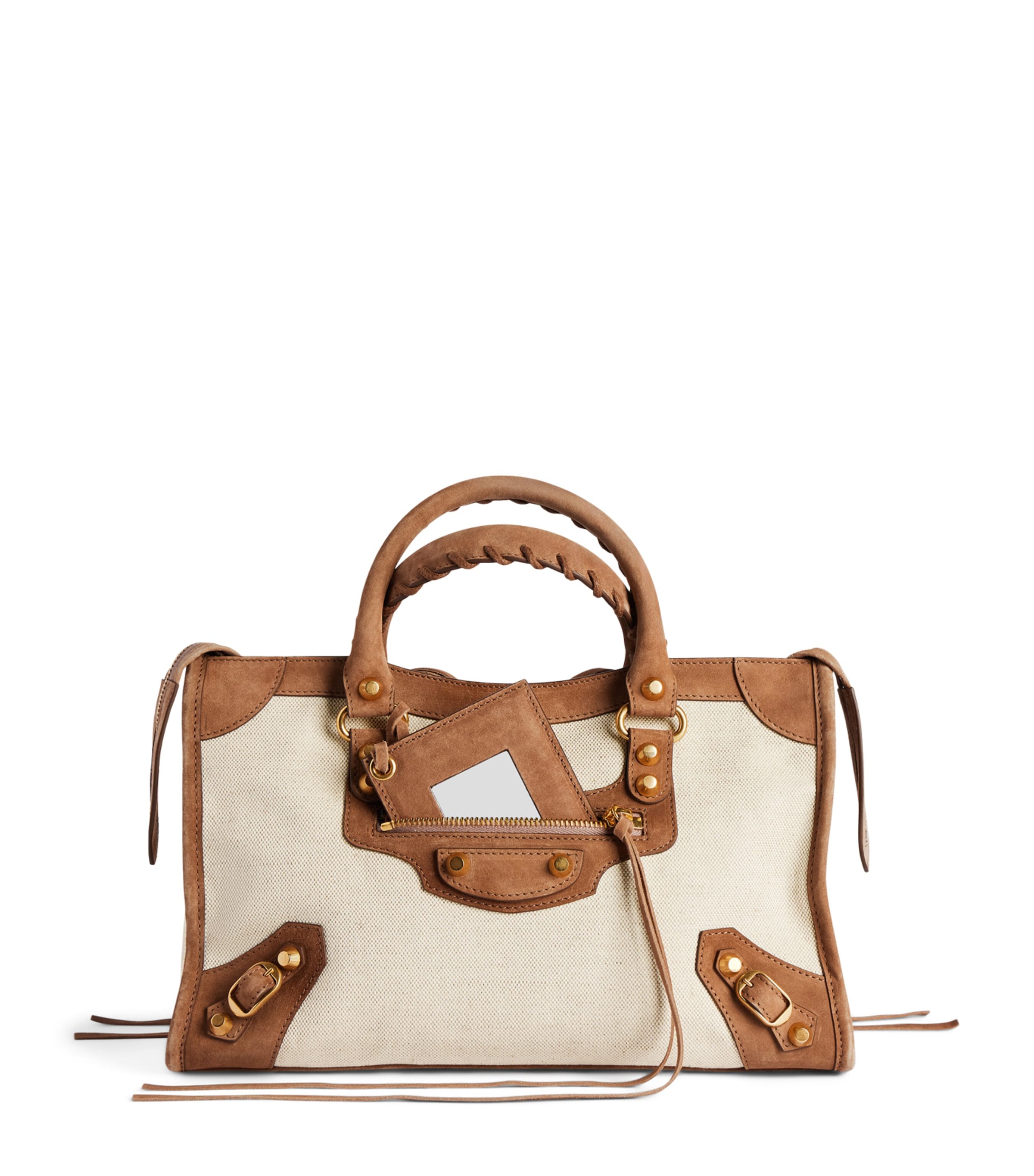 Balenciaga Small Canvas Le City Top-Handle Bag