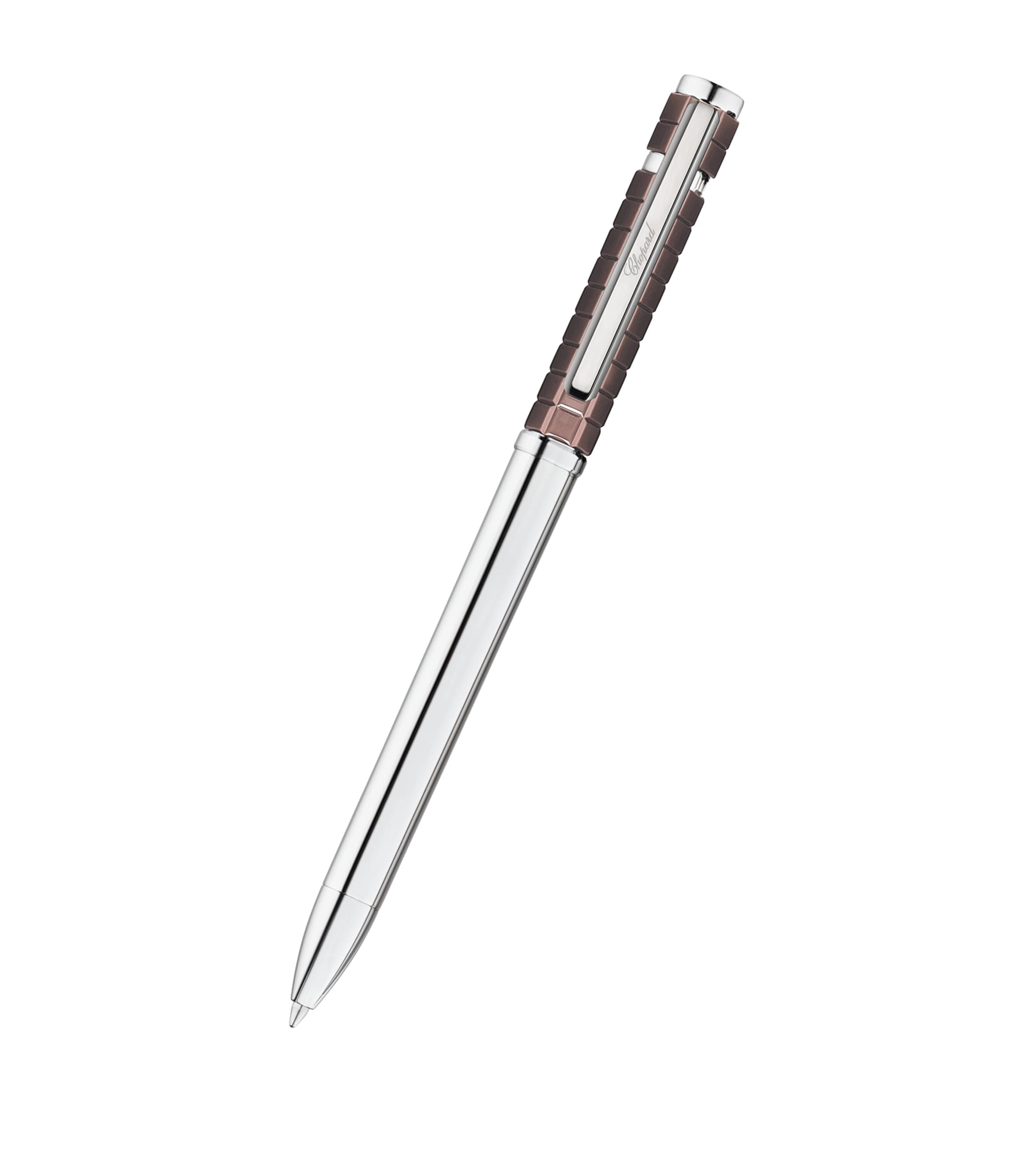 Chopard Ice Cube Ballpoint Pen Silver & Bronze