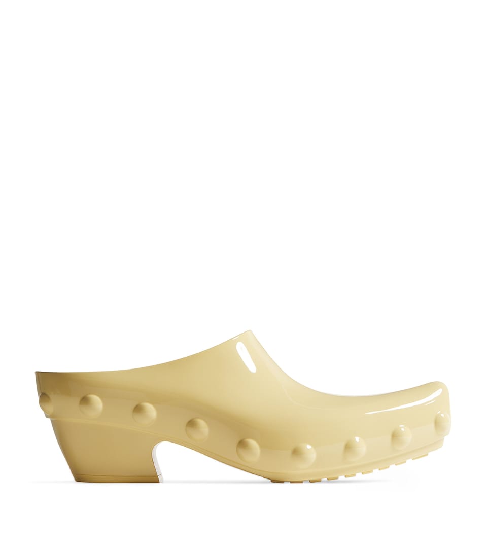 Bottega Veneta Curved-Toe Clog Mules 65