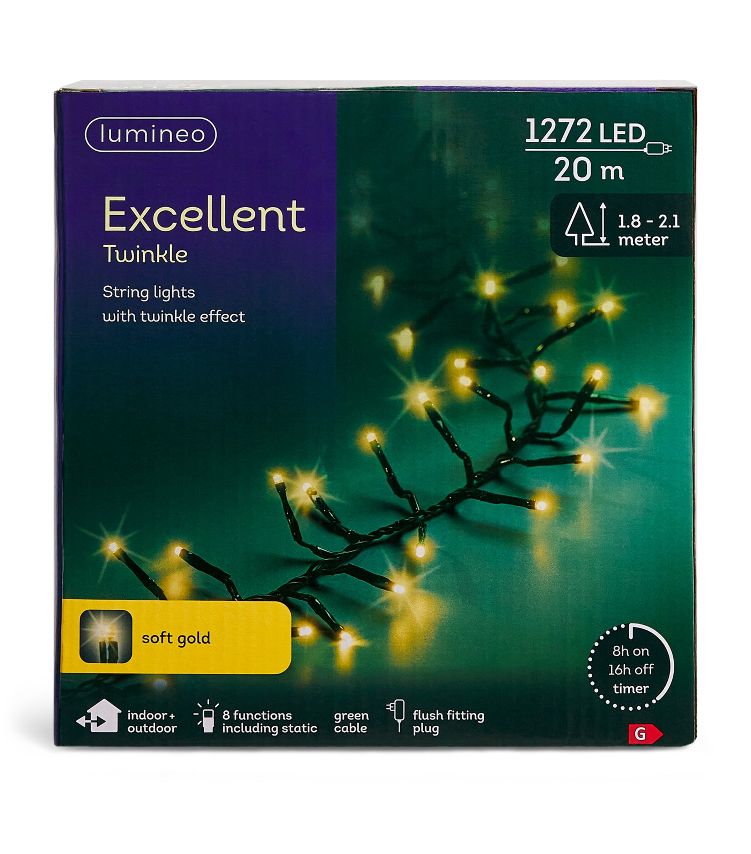 Excellent Twinkle LED String Lights (20m)