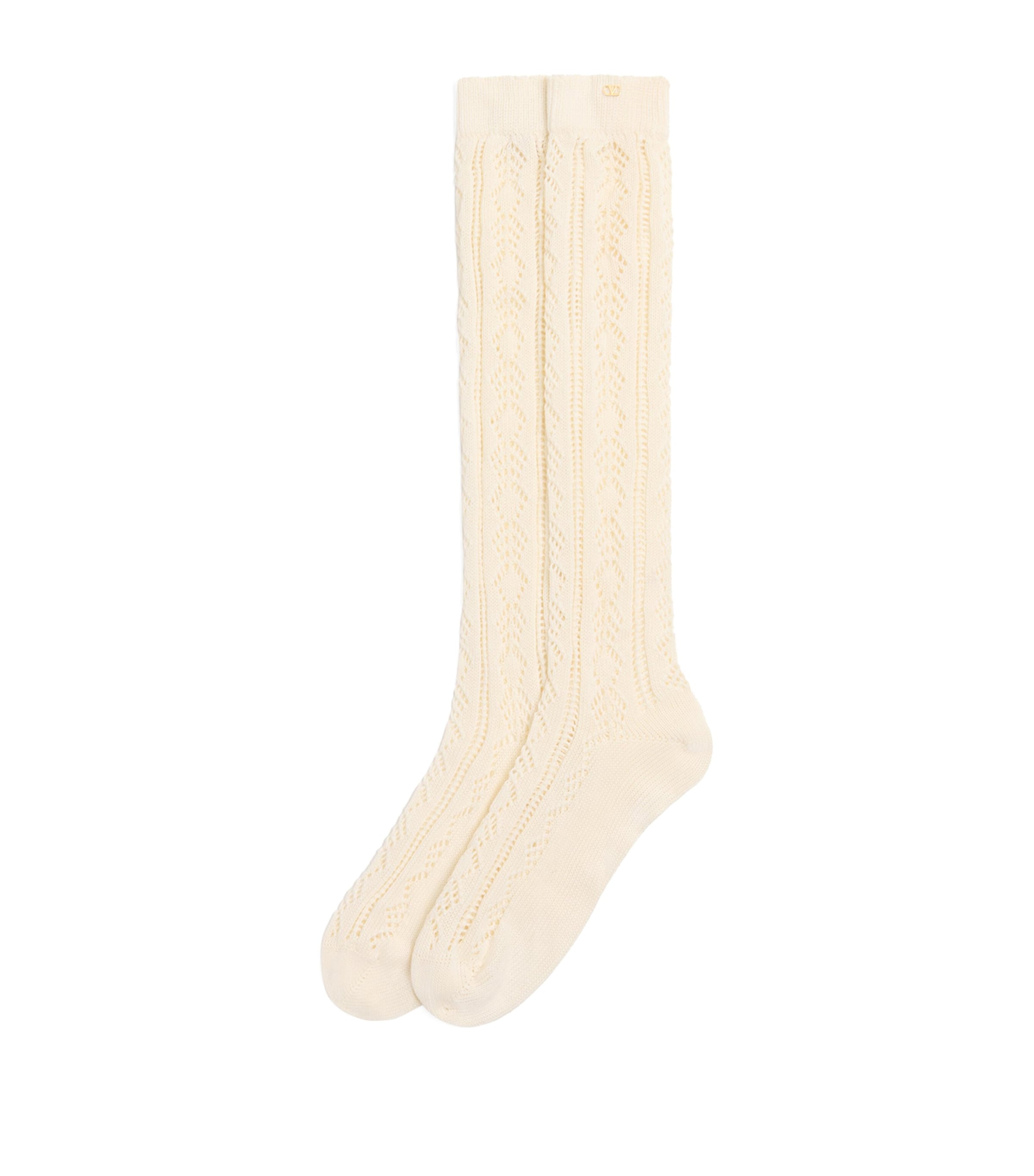 Pointelle-Knit Socks