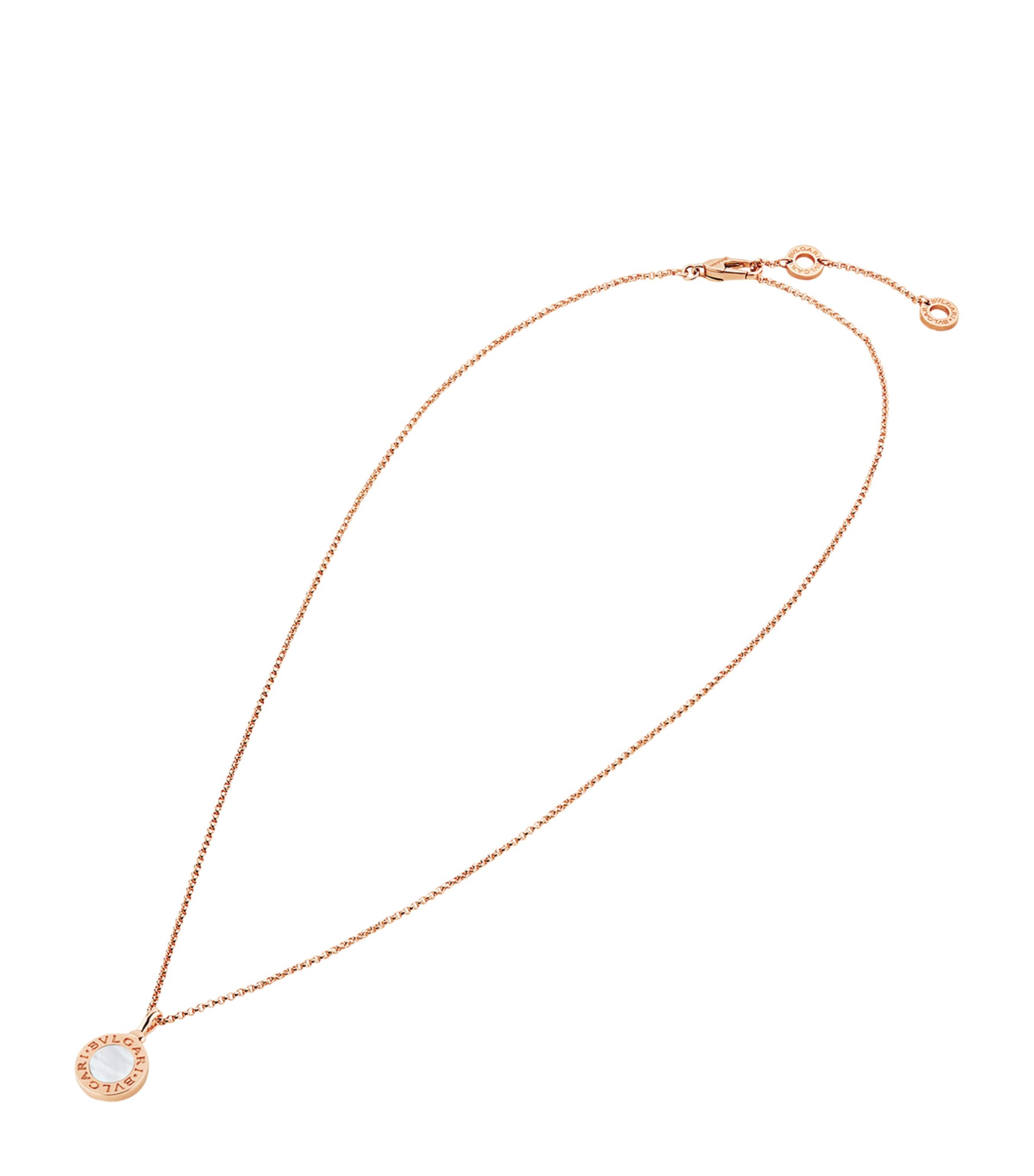 Rose Gold and Mother-of-Pearl BVLGARI BVLGARI Necklace