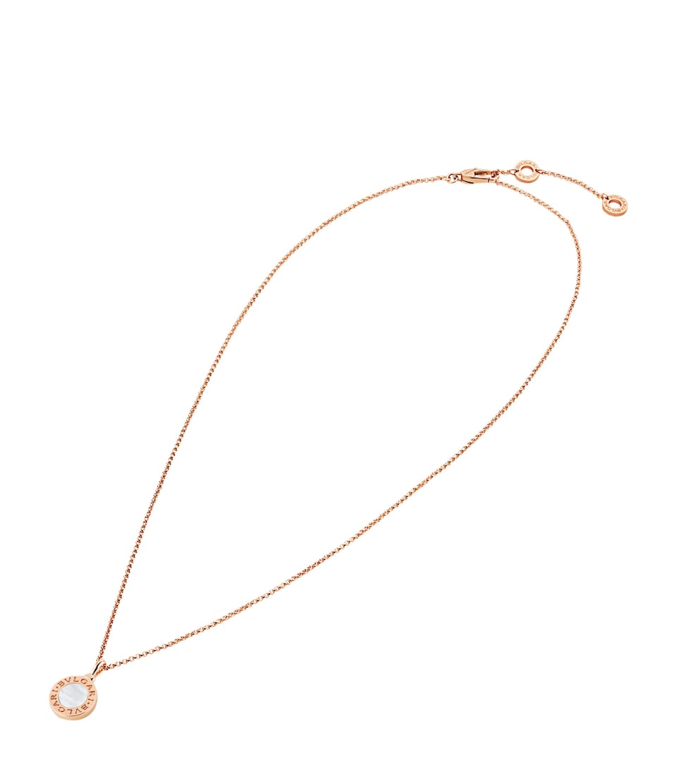 Rose Gold and Mother-of-Pearl BVLGARI BVLGARI Necklace